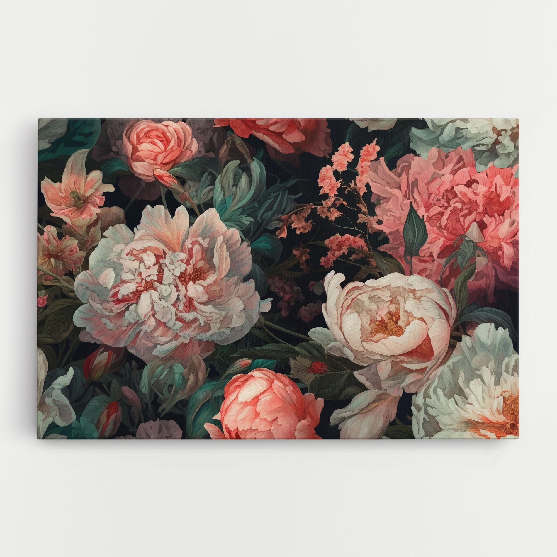 Artistic Pink Peony mockup 0