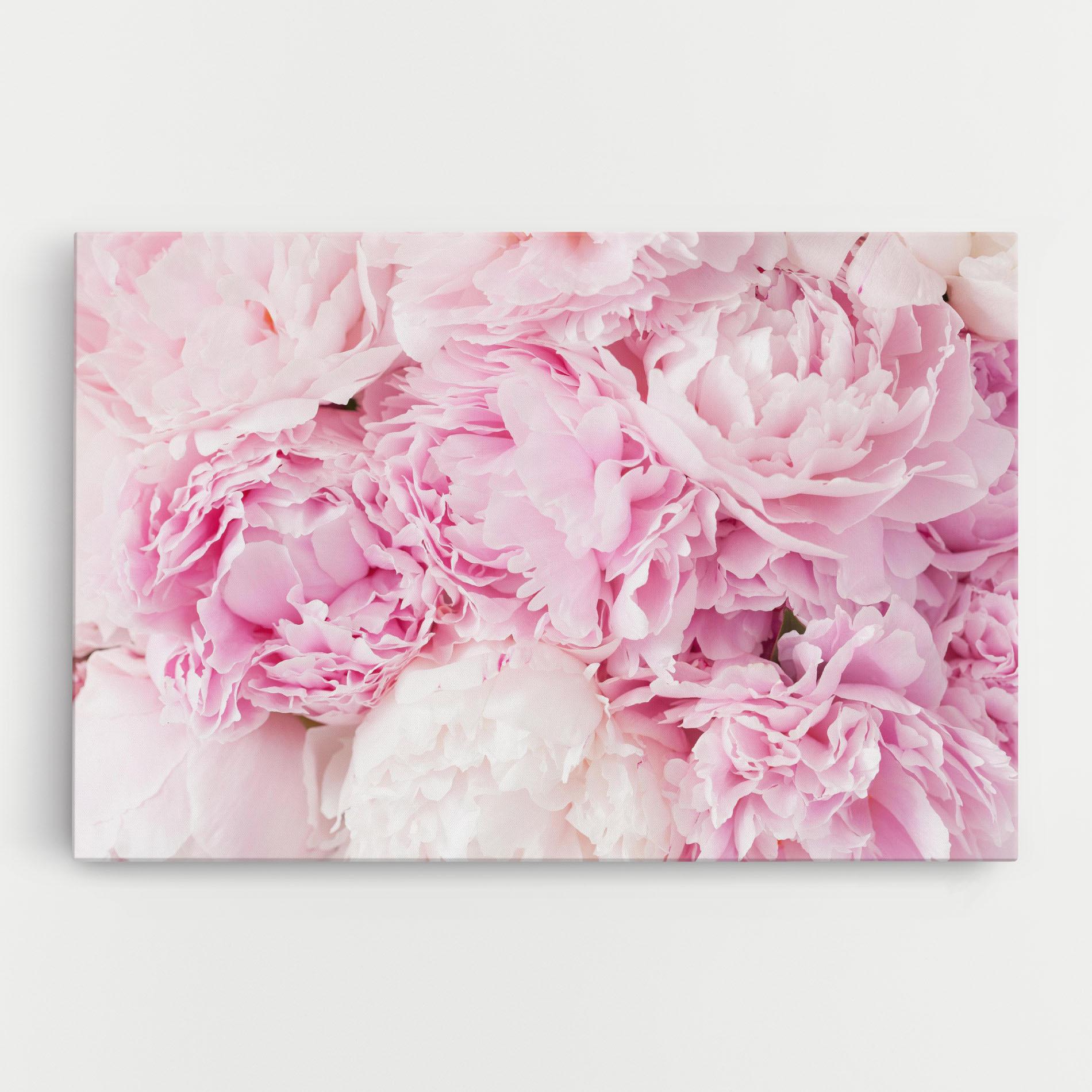 Leinwandbild Dreamy Pink Pastel Peony mockup 0