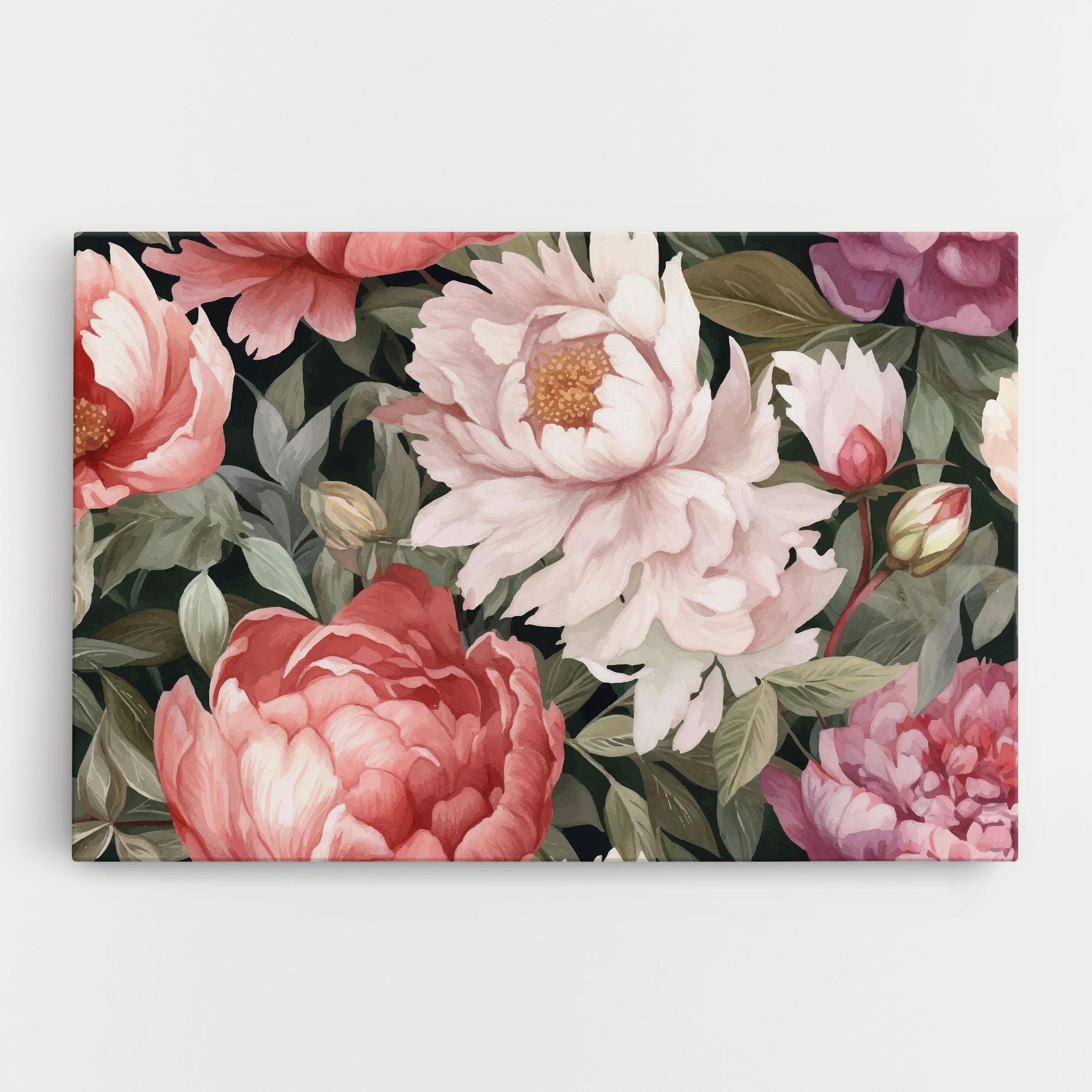Leinwandbild Light Peony Art mockup 0