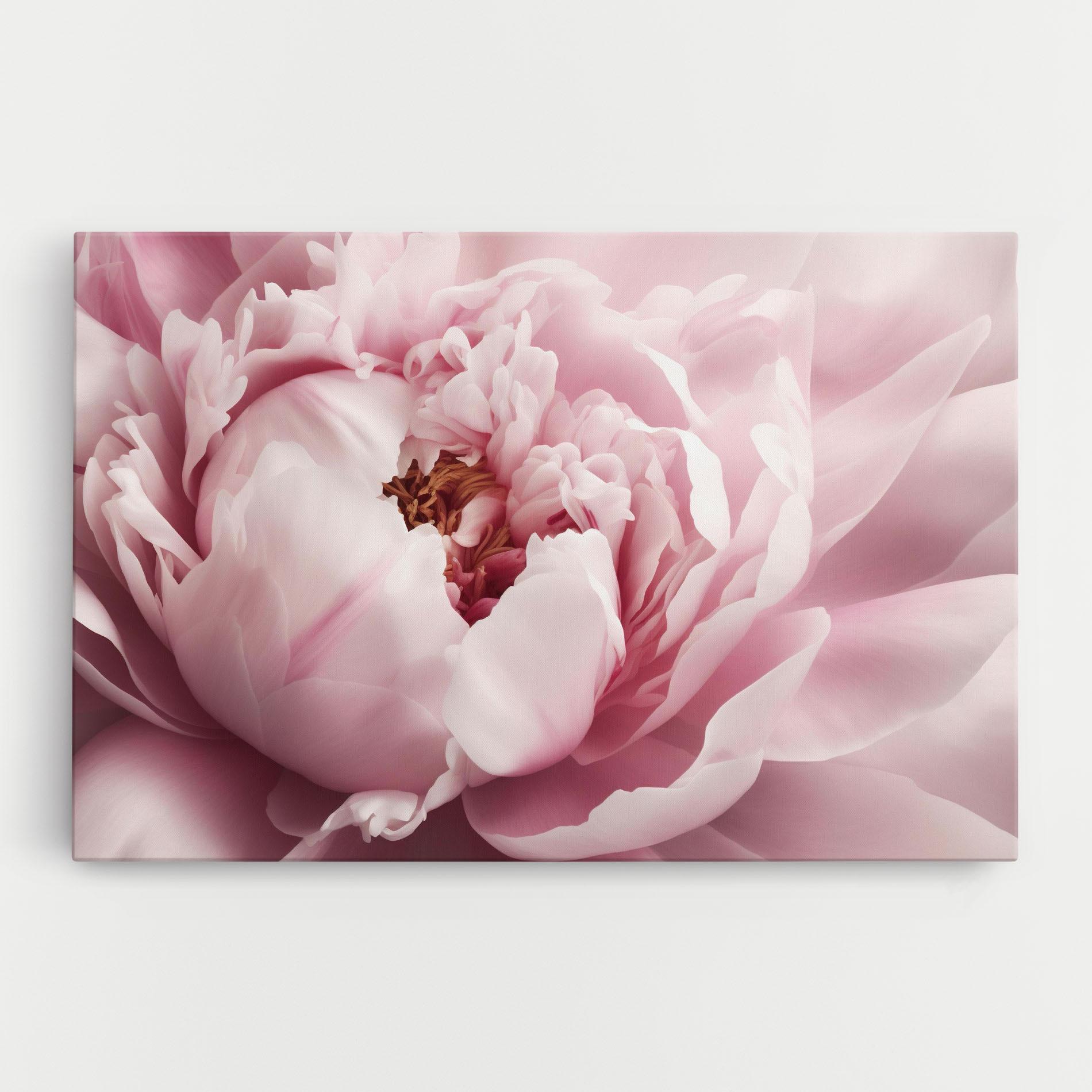 Leinwandbild Pastel Peony Petals mockup 0
