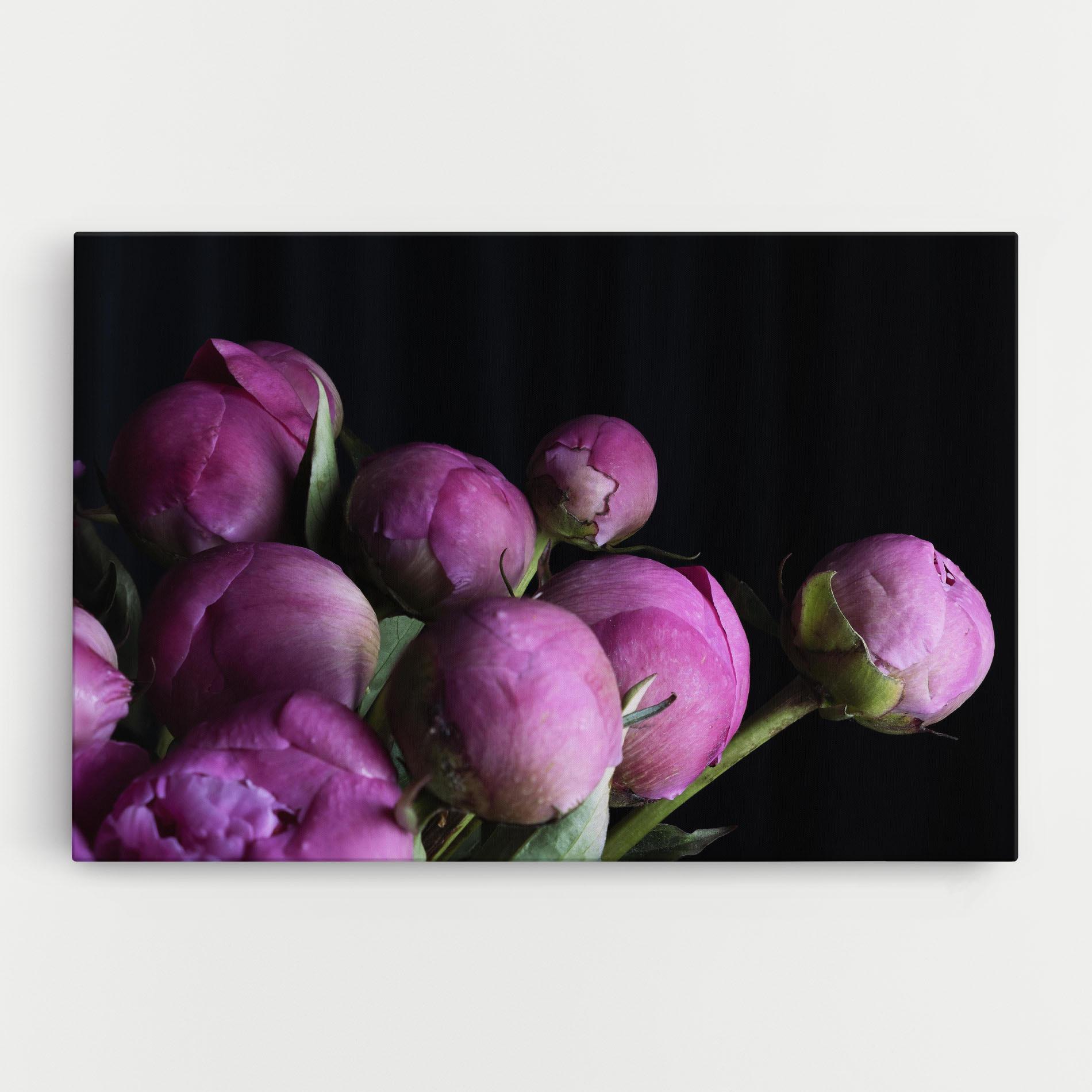 Leinwandbild Peony Buds mockup 0