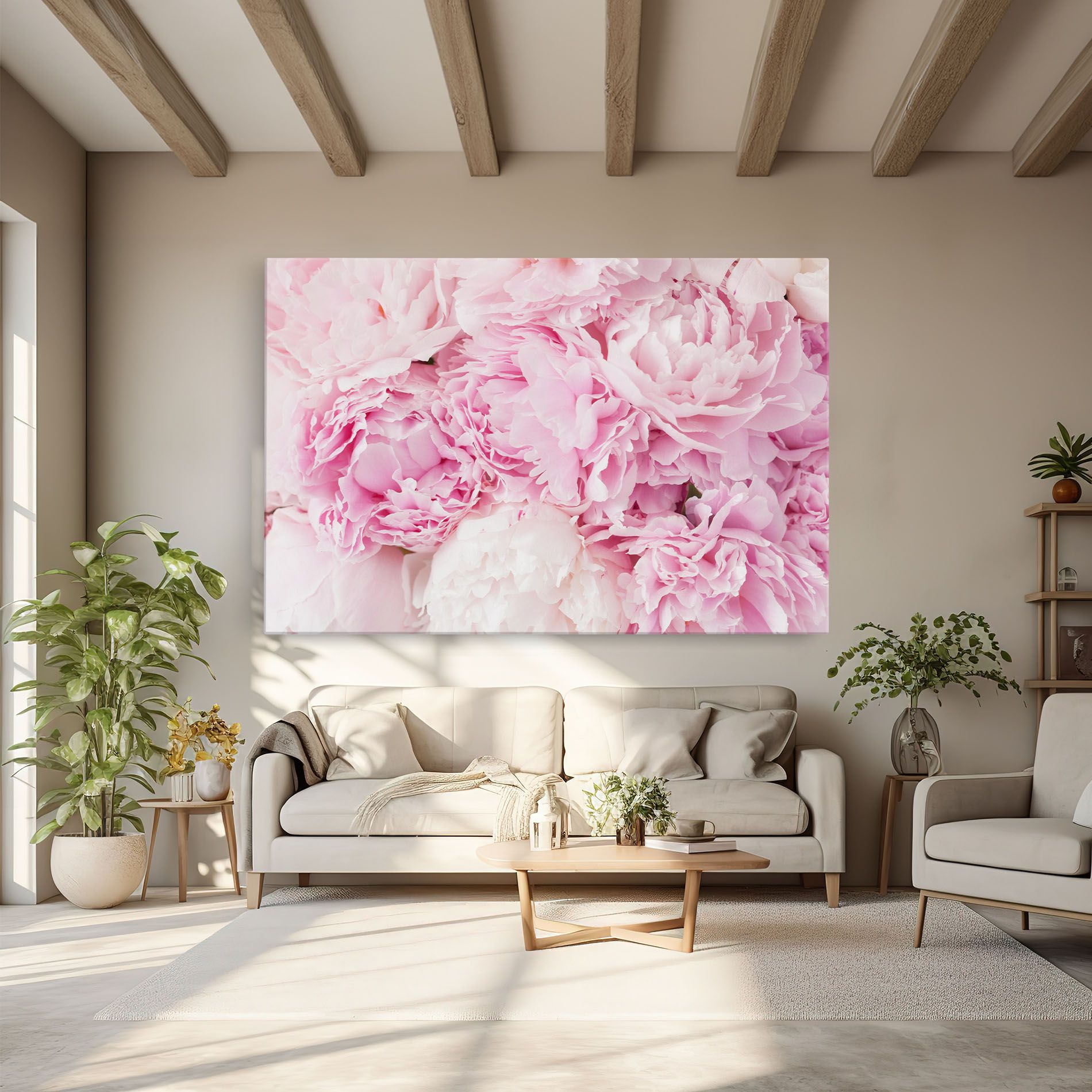 Dreamy Pink Pastel Peony mockup 6