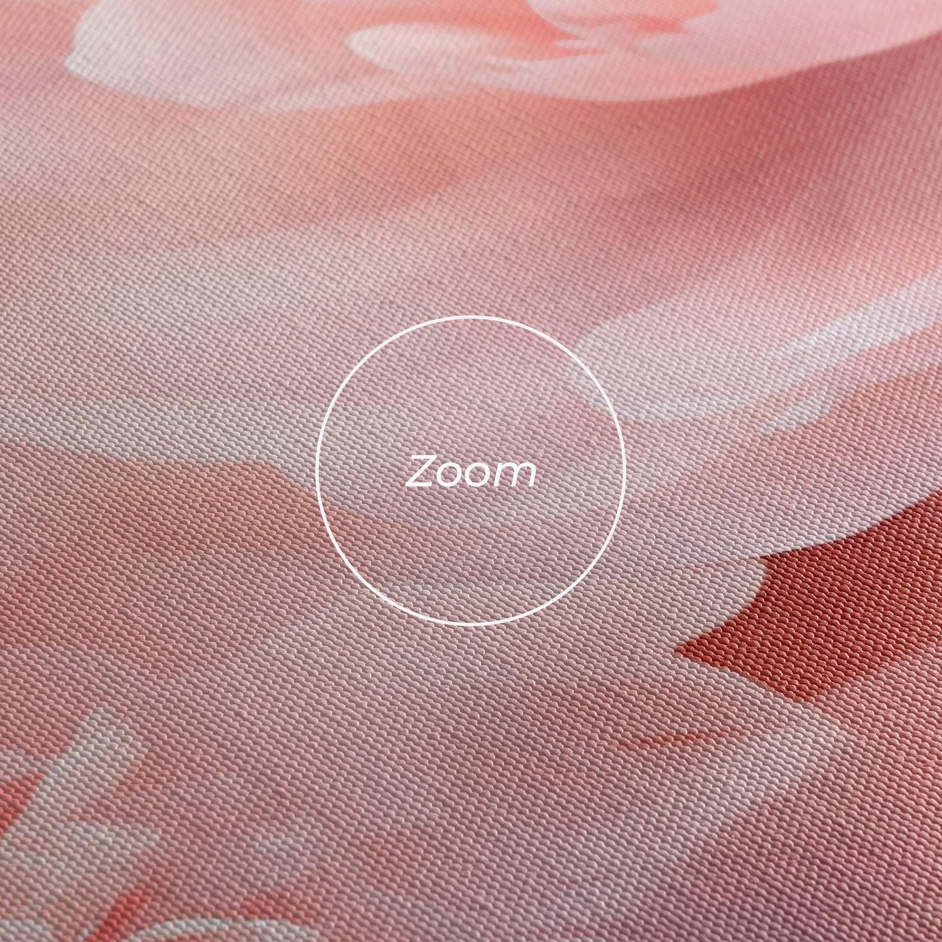 Leinwandbild Close Up Dreamy Peony mockup 3