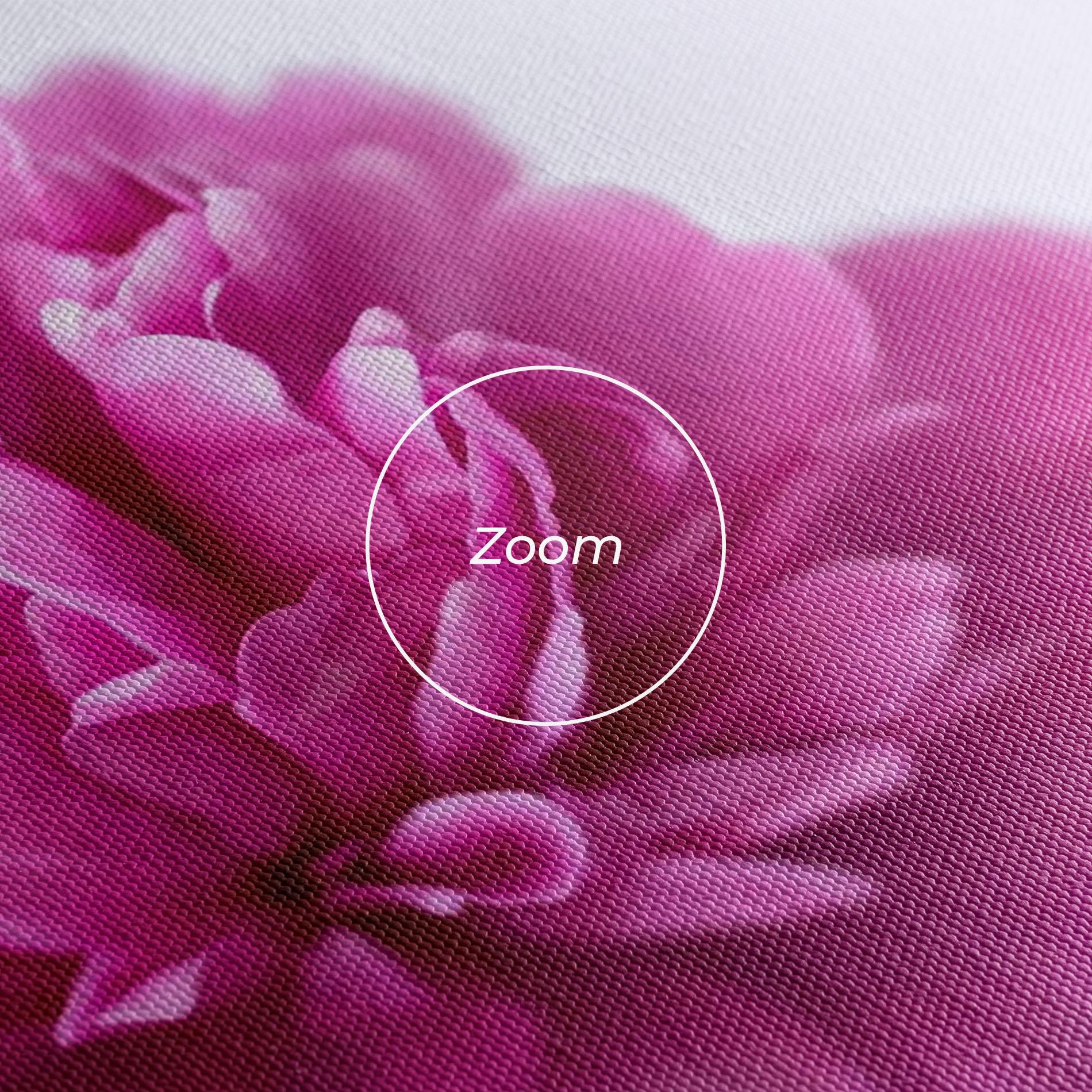 Leinwandbild Dark Pink Peony mockup 3