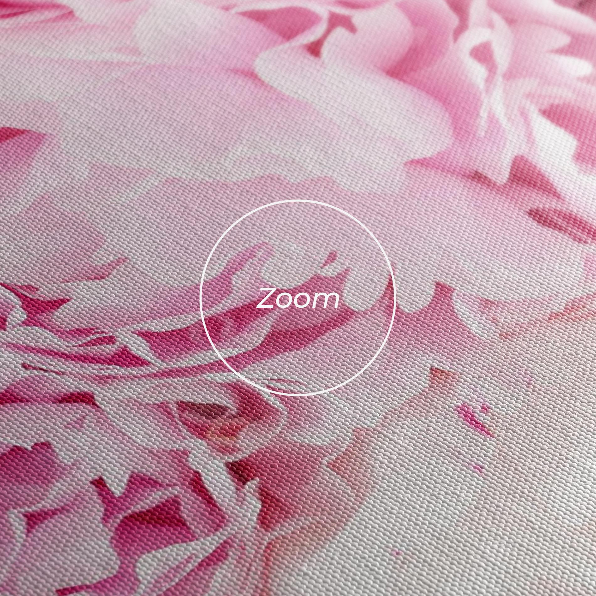 Leinwandbild Dreamy Pink Pastel Peony mockup 3
