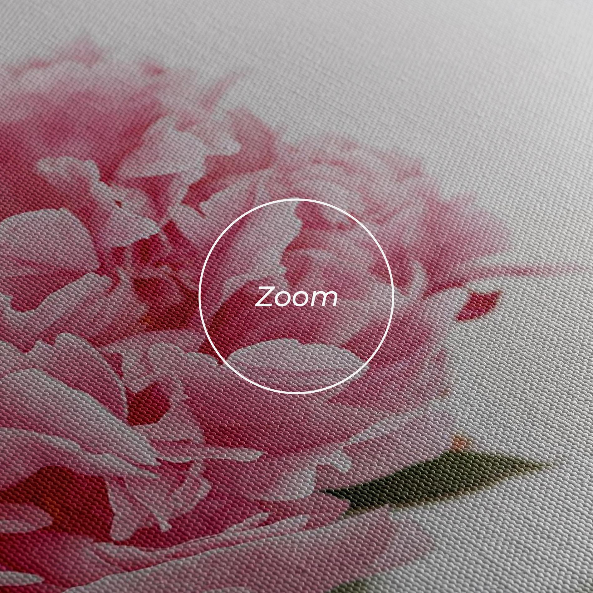 Leinwandbild One Peony mockup 3