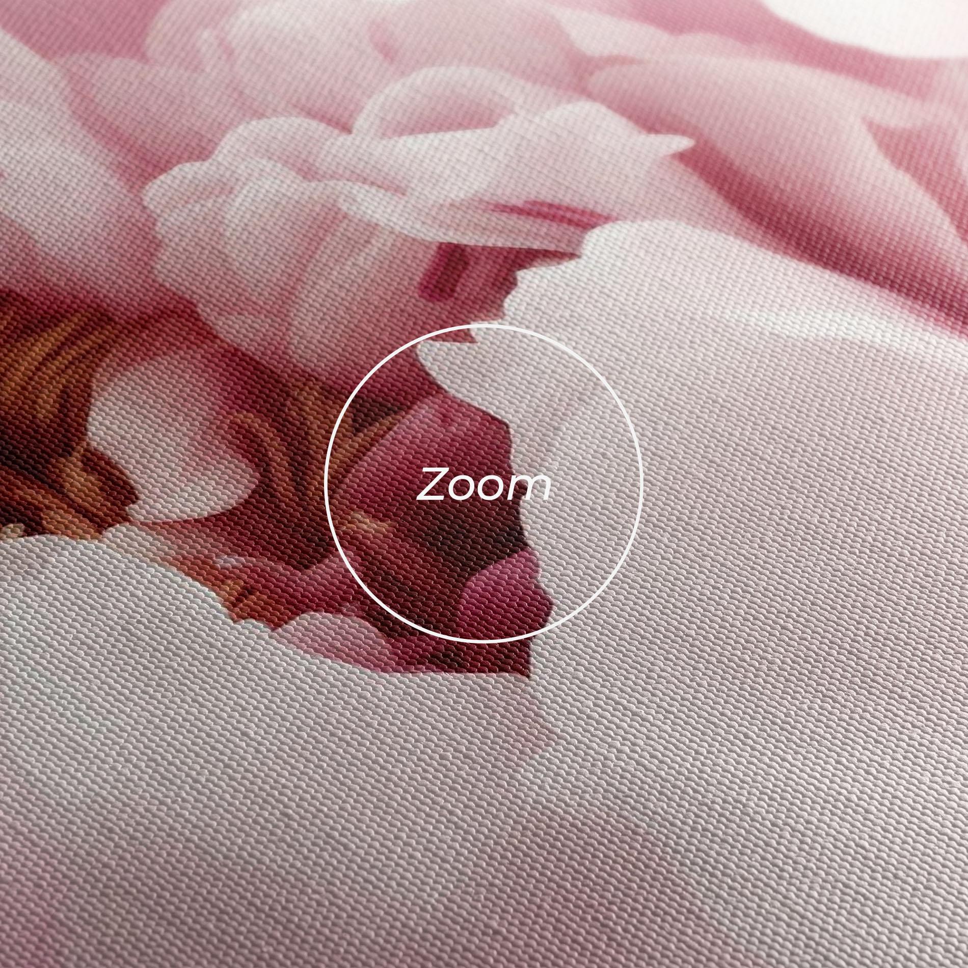 Leinwandbild Pastel Peony Petals mockup 3