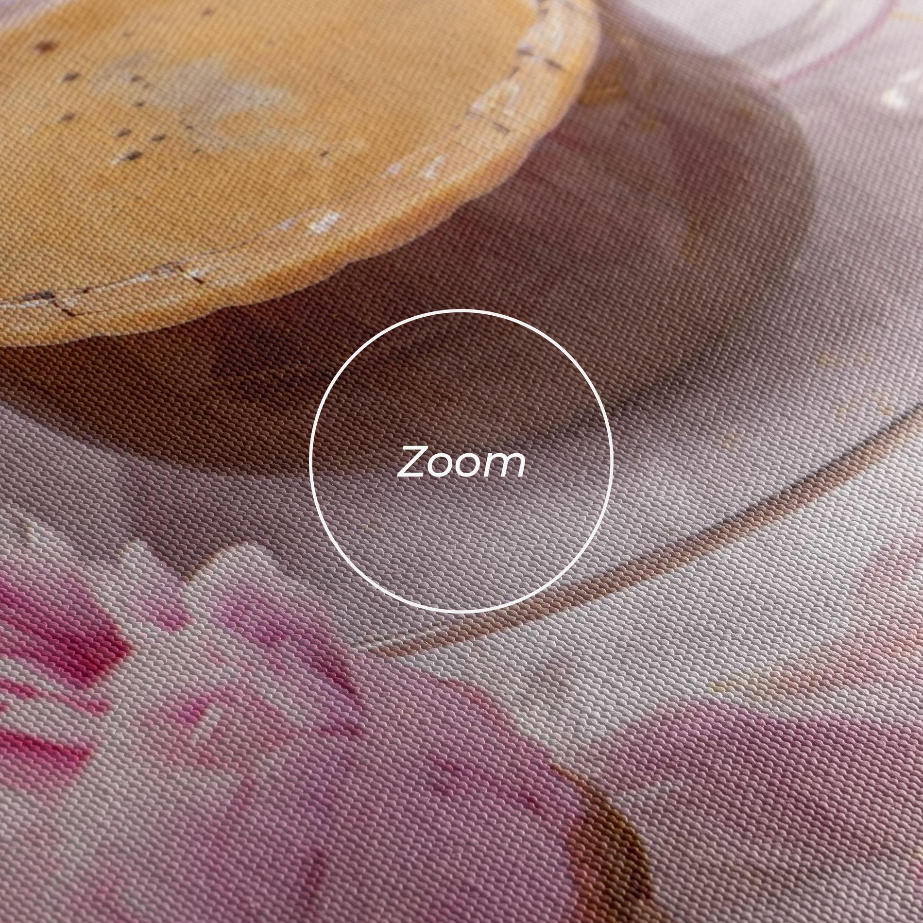 Leinwandbild Peony And Coffee mockup 3