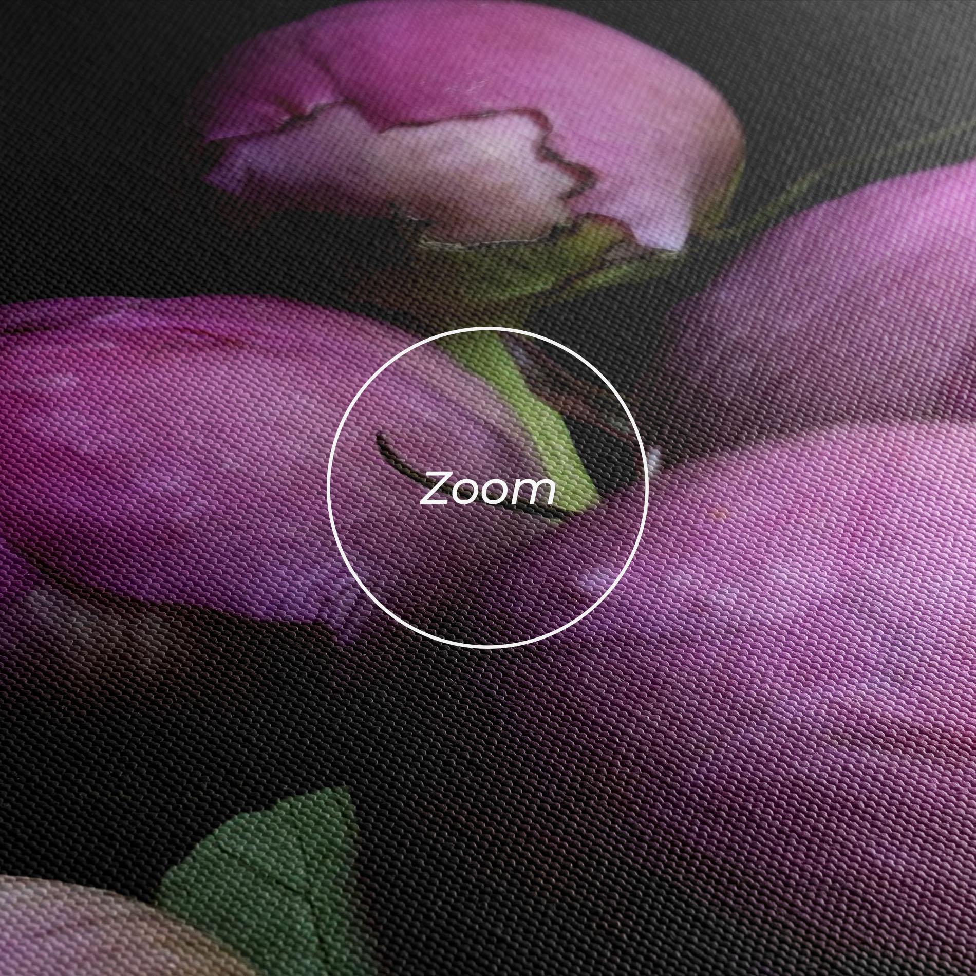 Leinwandbild Peony Buds mockup 3