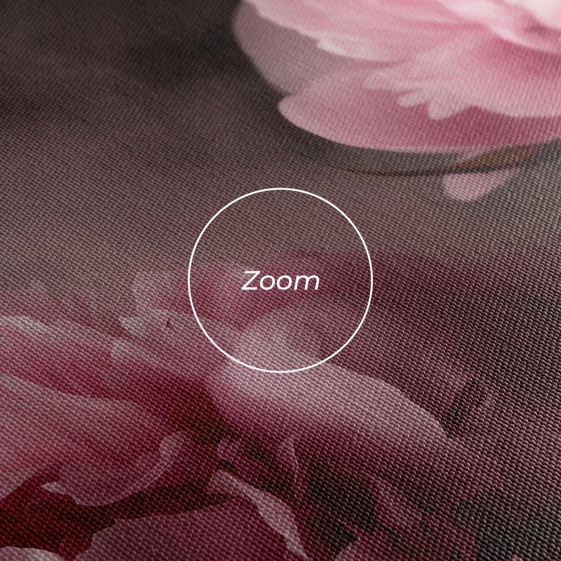 Leinwandbild Peony In Smoke mockup 3