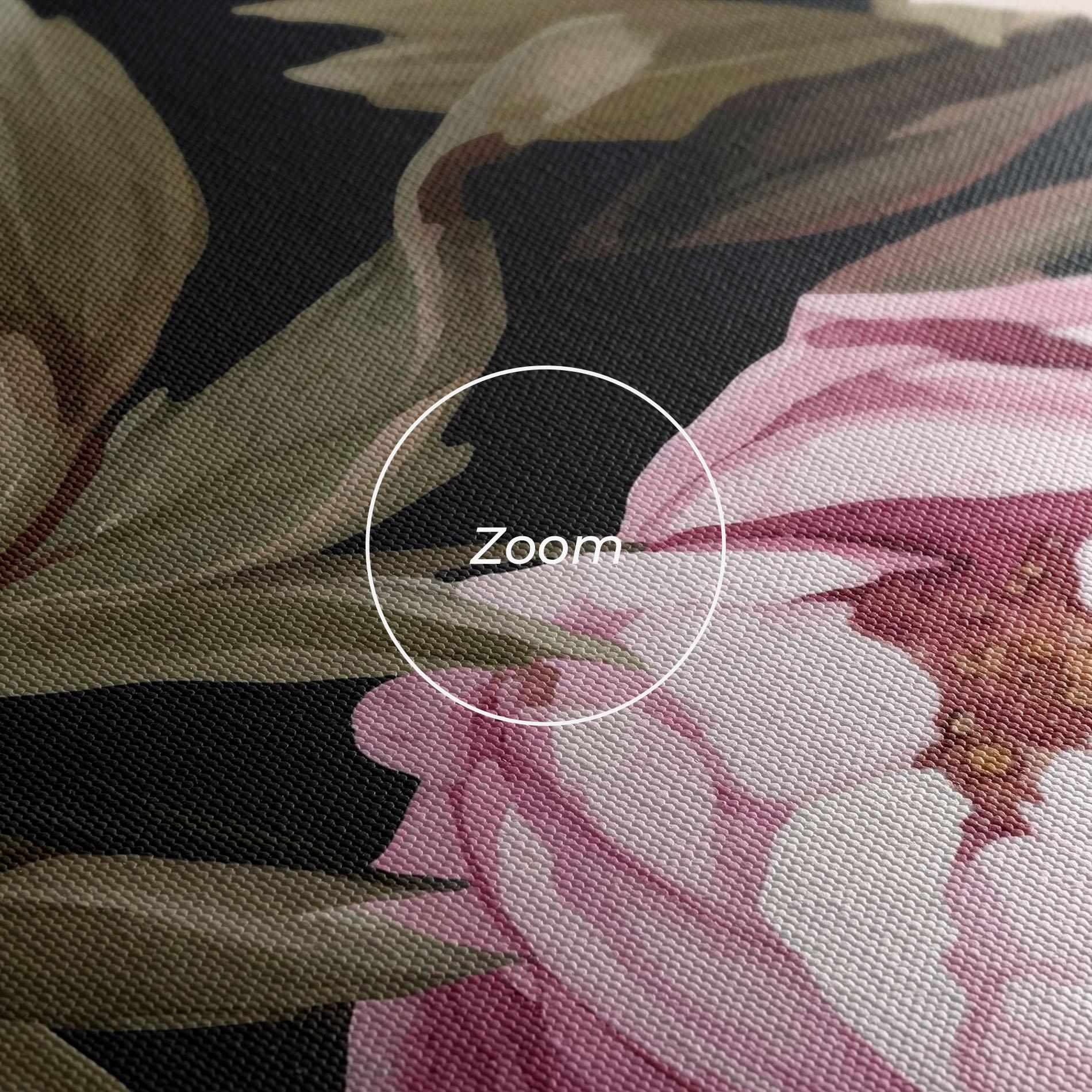 Leinwandbild Peony Paint mockup 3