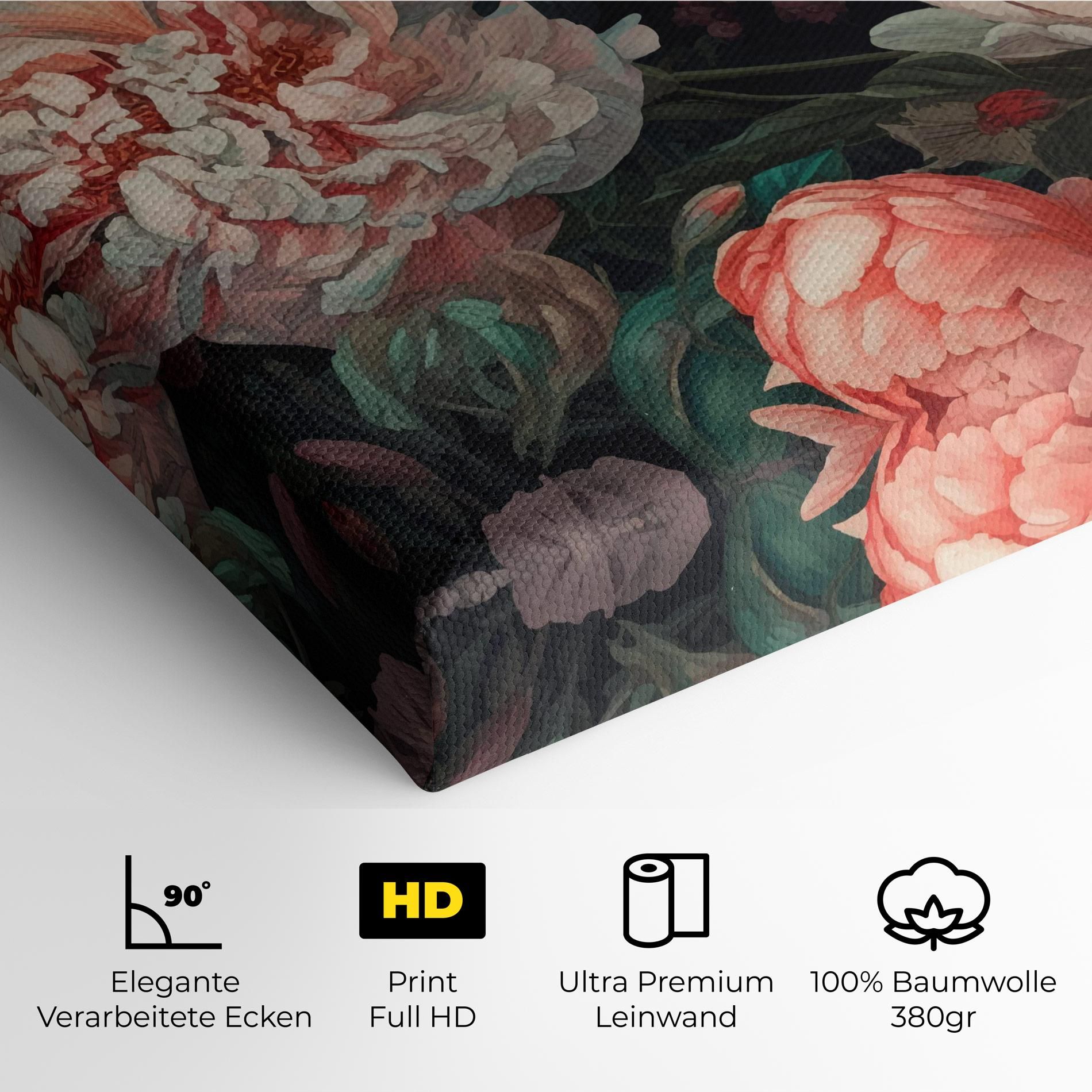 Artistic Pink Peony mockup 4