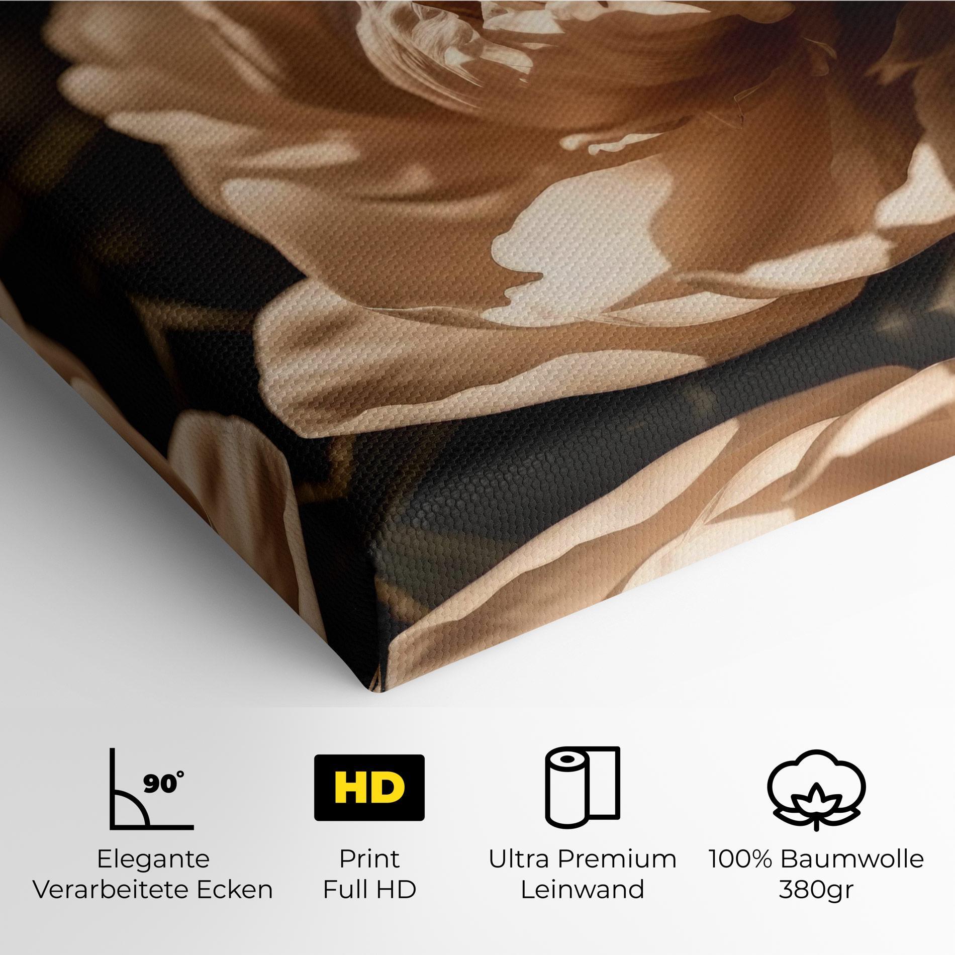 Leinwandbild Cream Peony mockup 4
