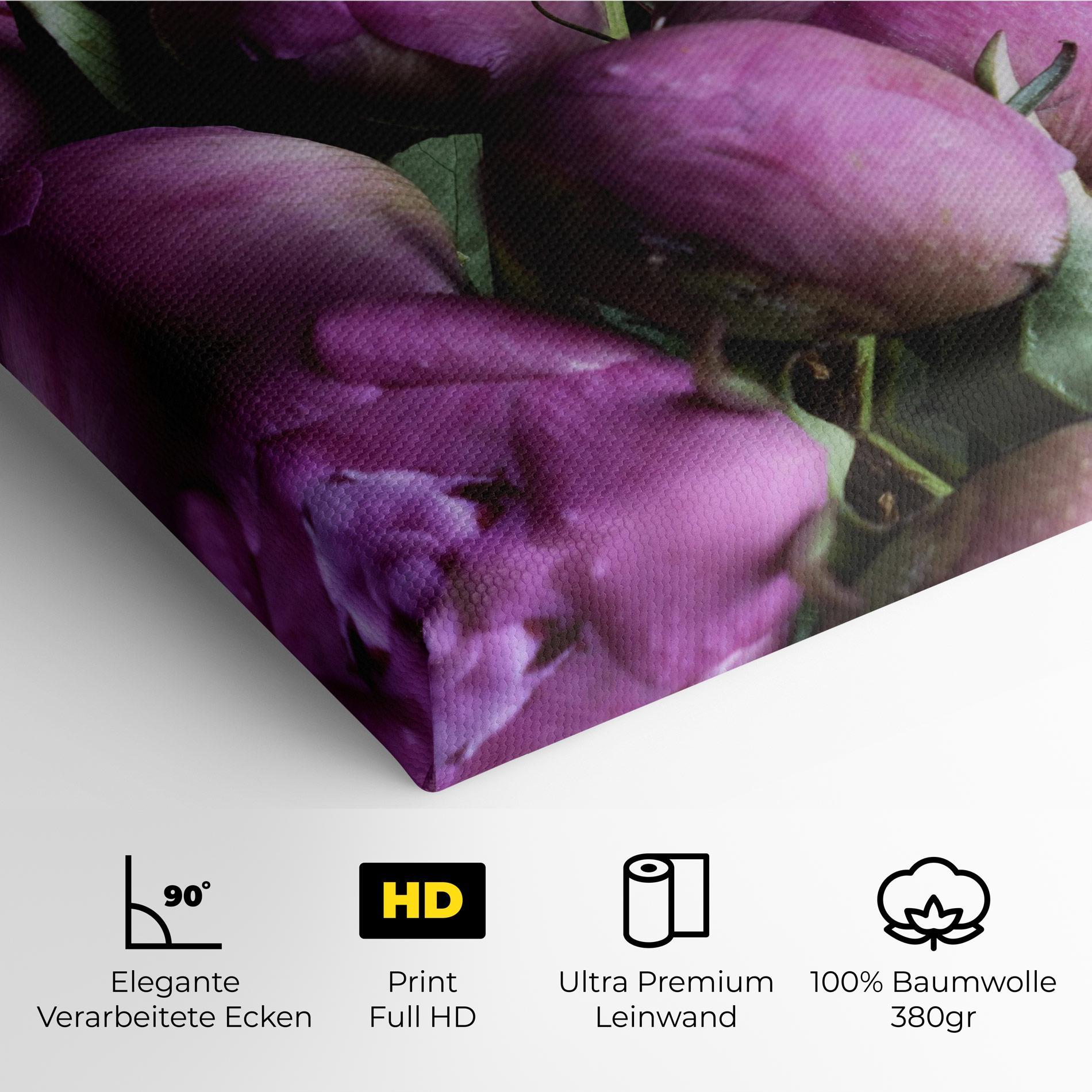 Leinwandbild Peony Buds mockup 4