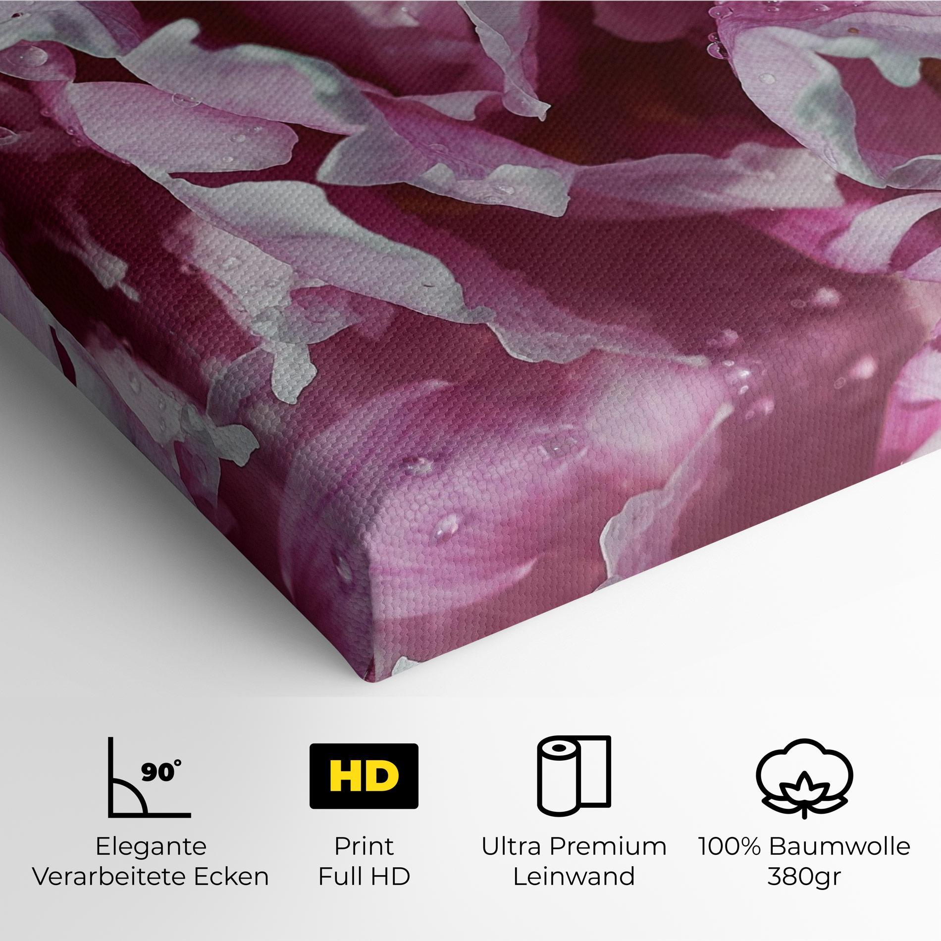 Leinwandbild Peony Petals mockup 4