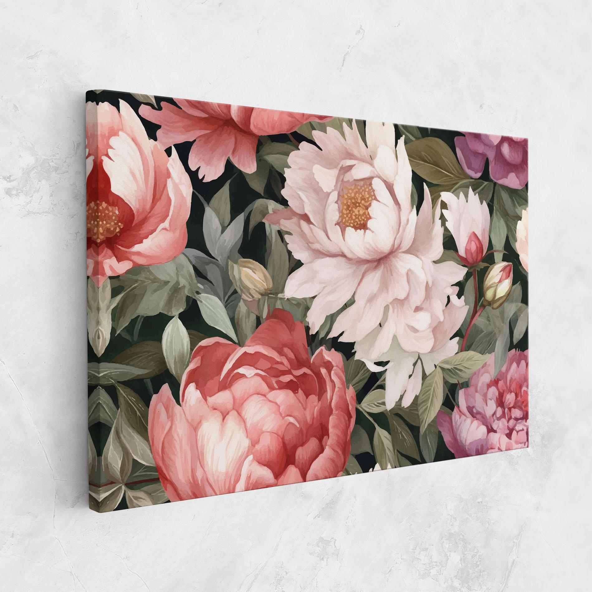 Leinwandbild Light Peony Art mockup 1