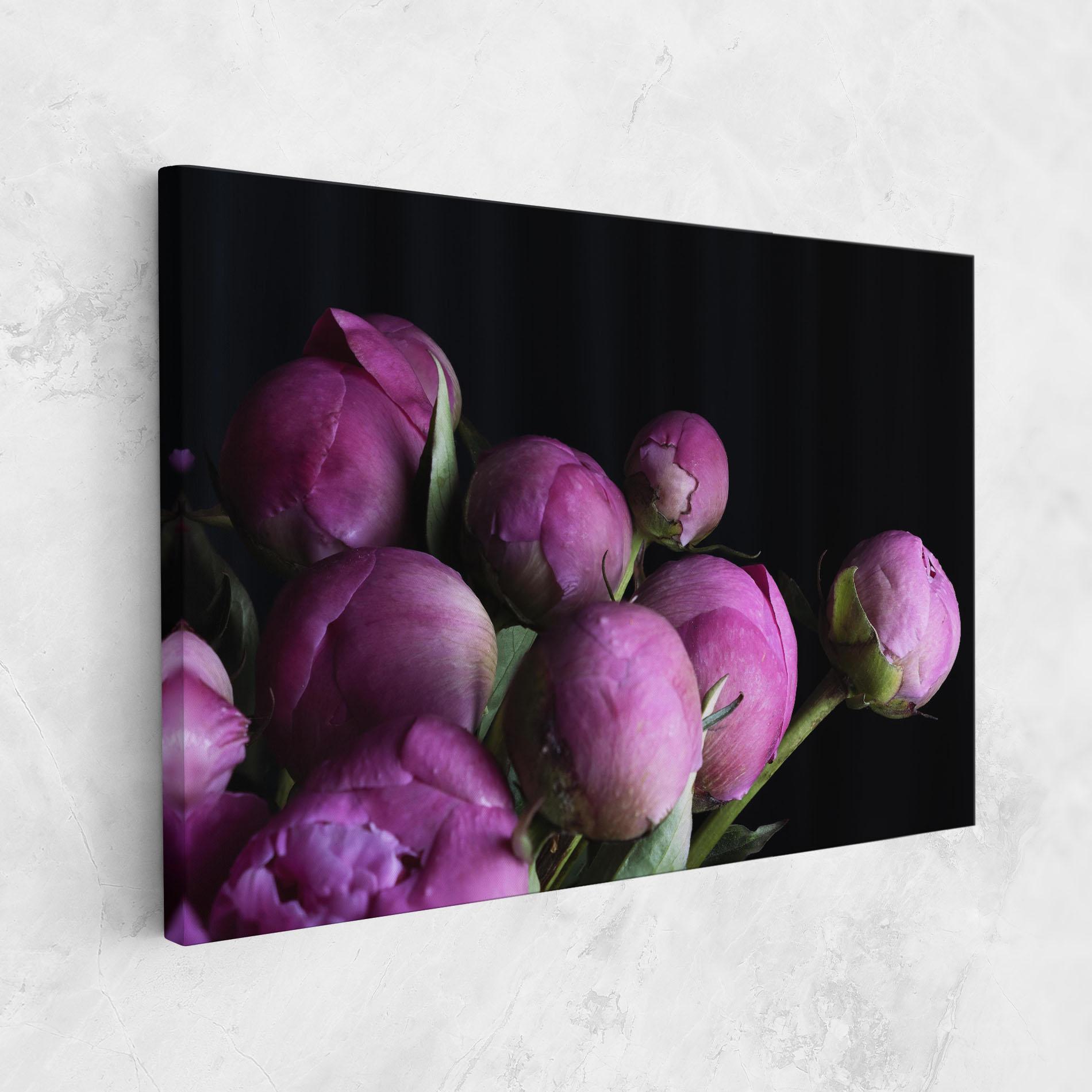 Leinwandbild Peony Buds mockup 1
