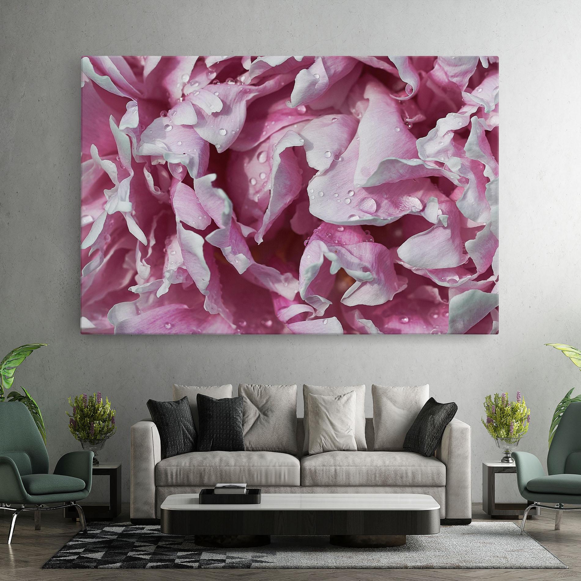 Leinwandbild Peony Petals mockup 7