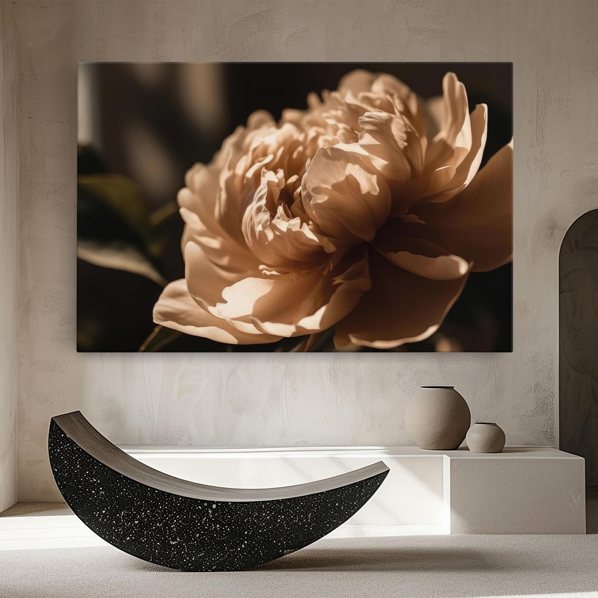 Leinwandbild Cream Peony mockup 8
