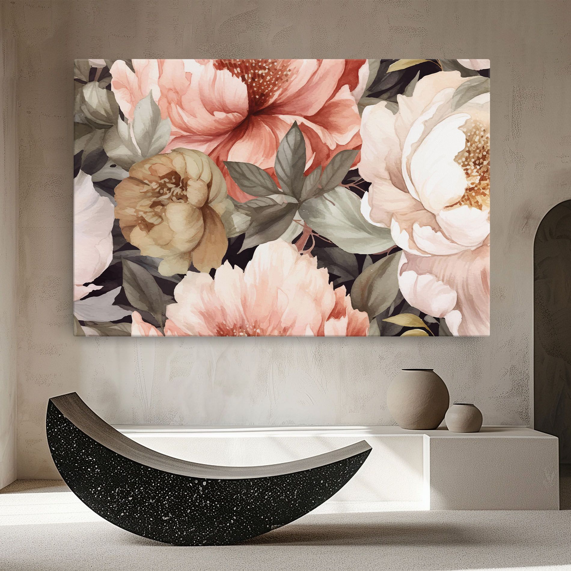 Cream Pink Peony mockup 8