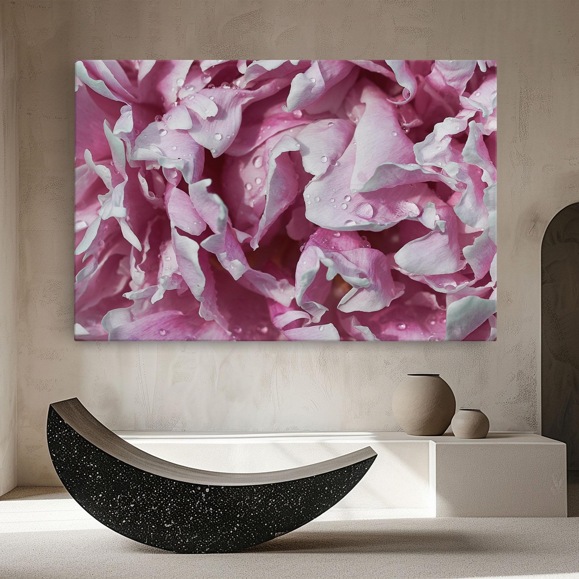 Leinwandbild Peony Petals mockup 8