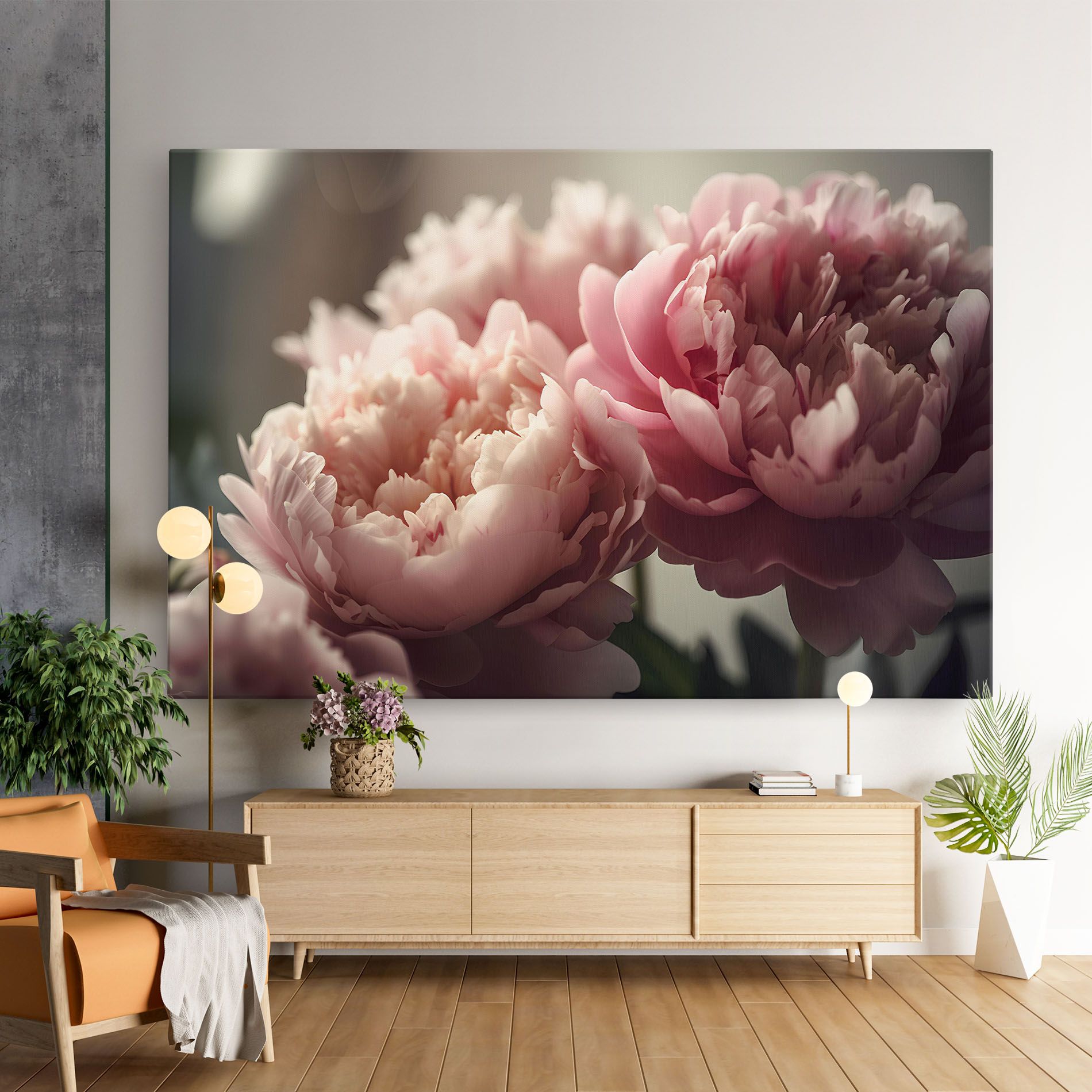 Cream Dreamy Peony mockup 9