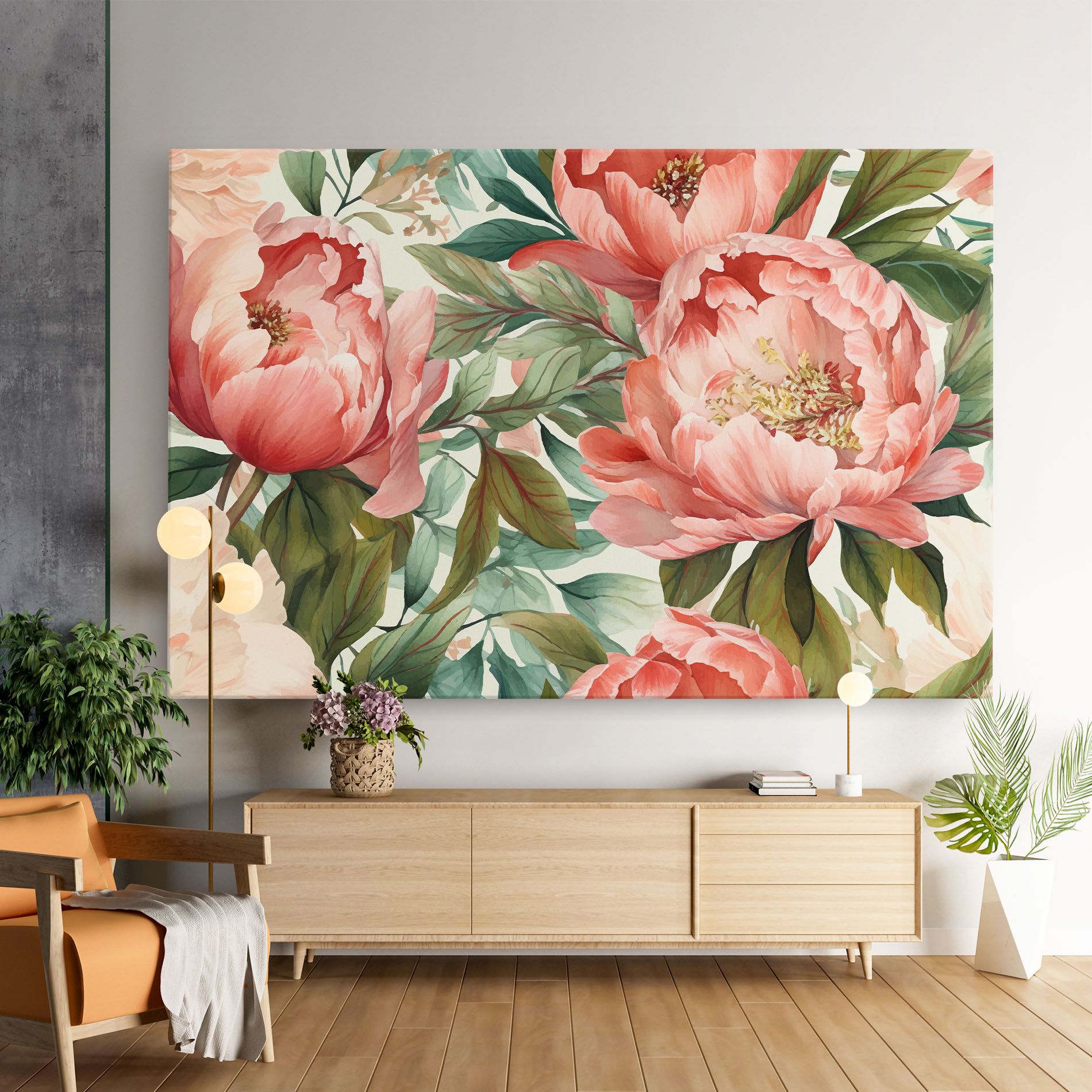 Light Red Peony mockup 9