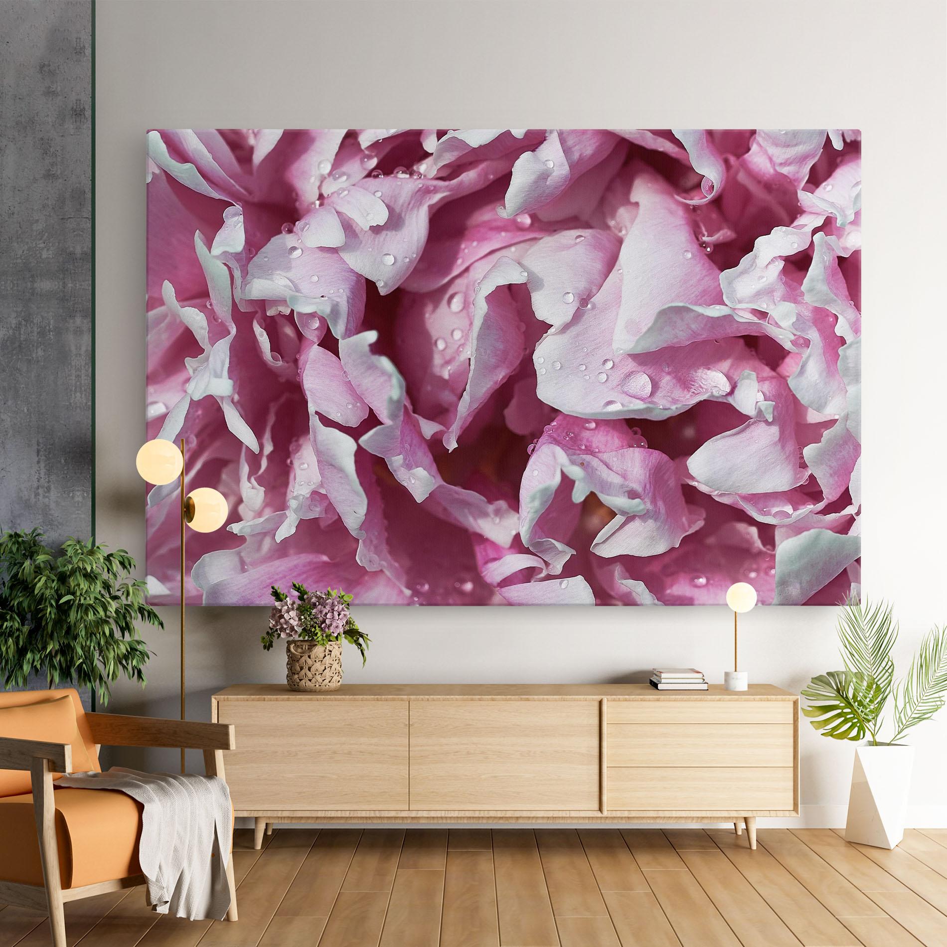 Leinwandbild Peony Petals mockup 9