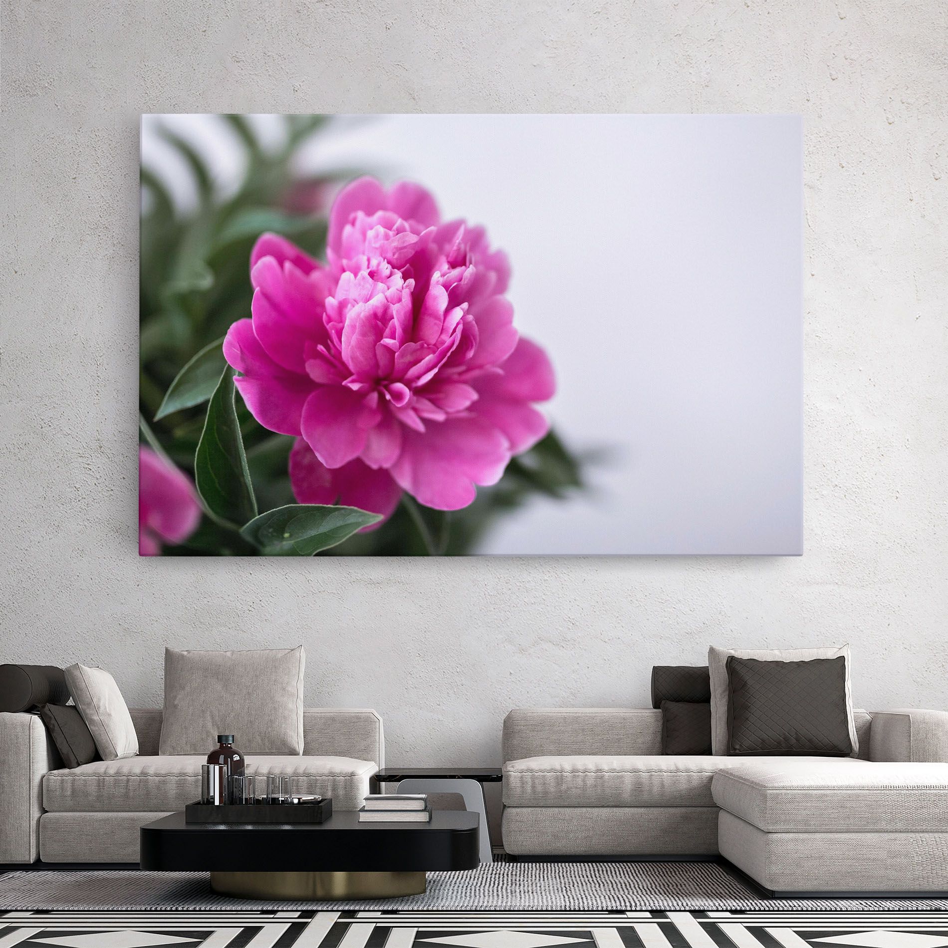 Dark Pink Peony mockup 2