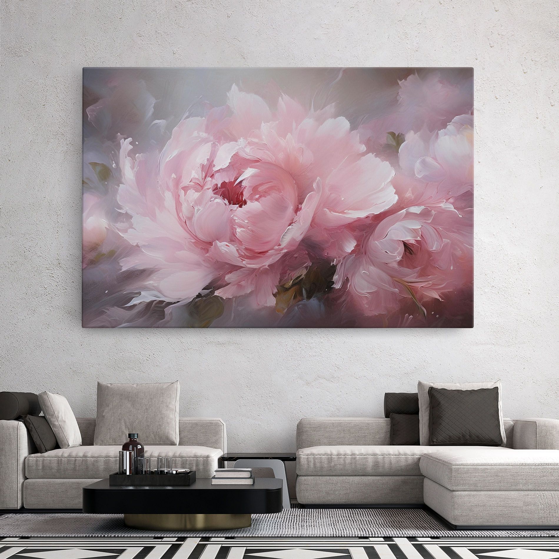 Dreamy Painting Peony mockup 2