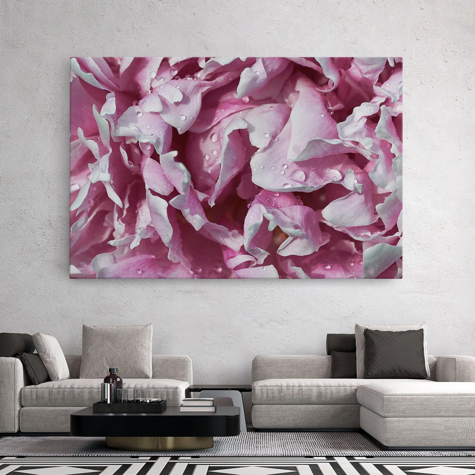 Leinwandbild Peony Petals mockup 2