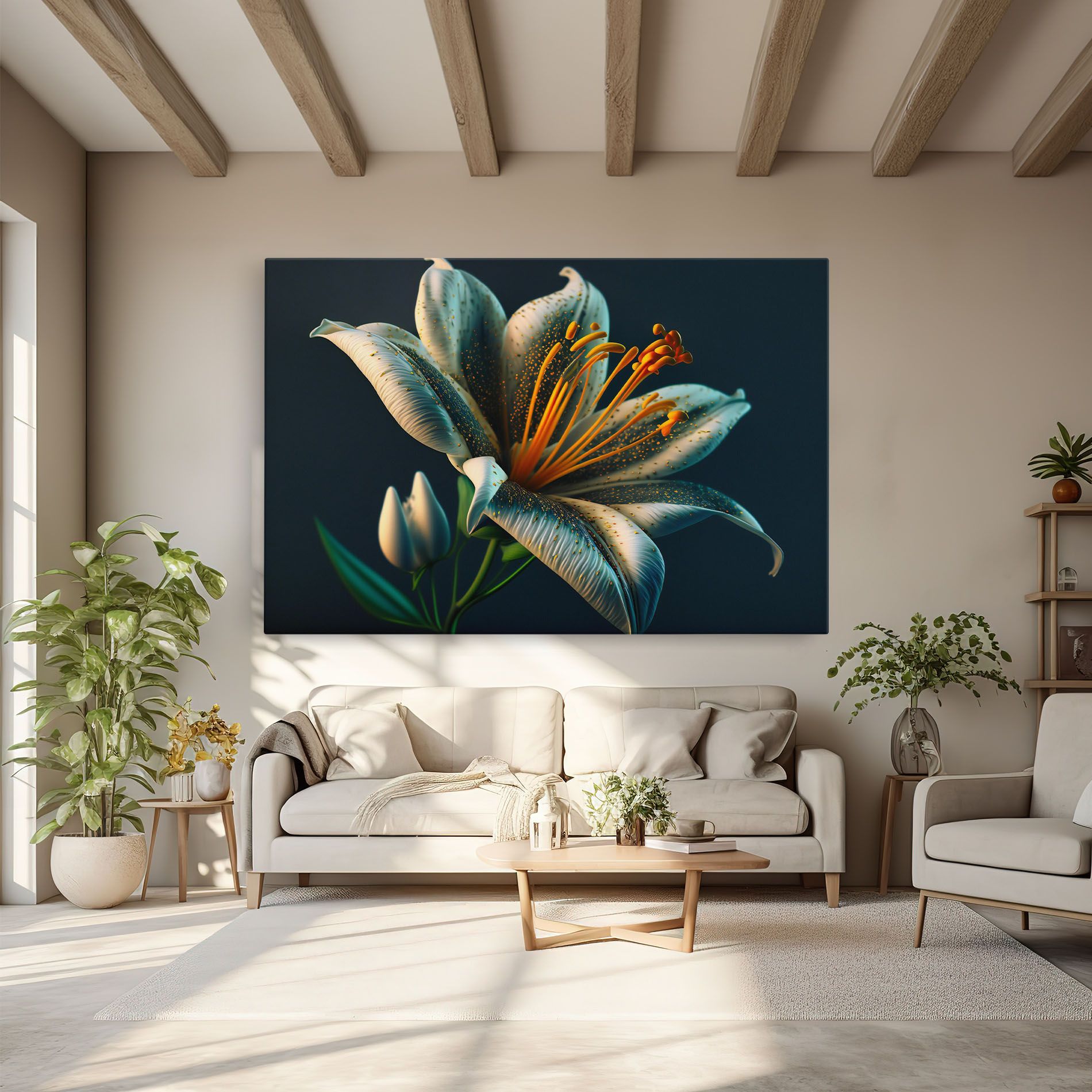 Blue Grey Lily mockup 6