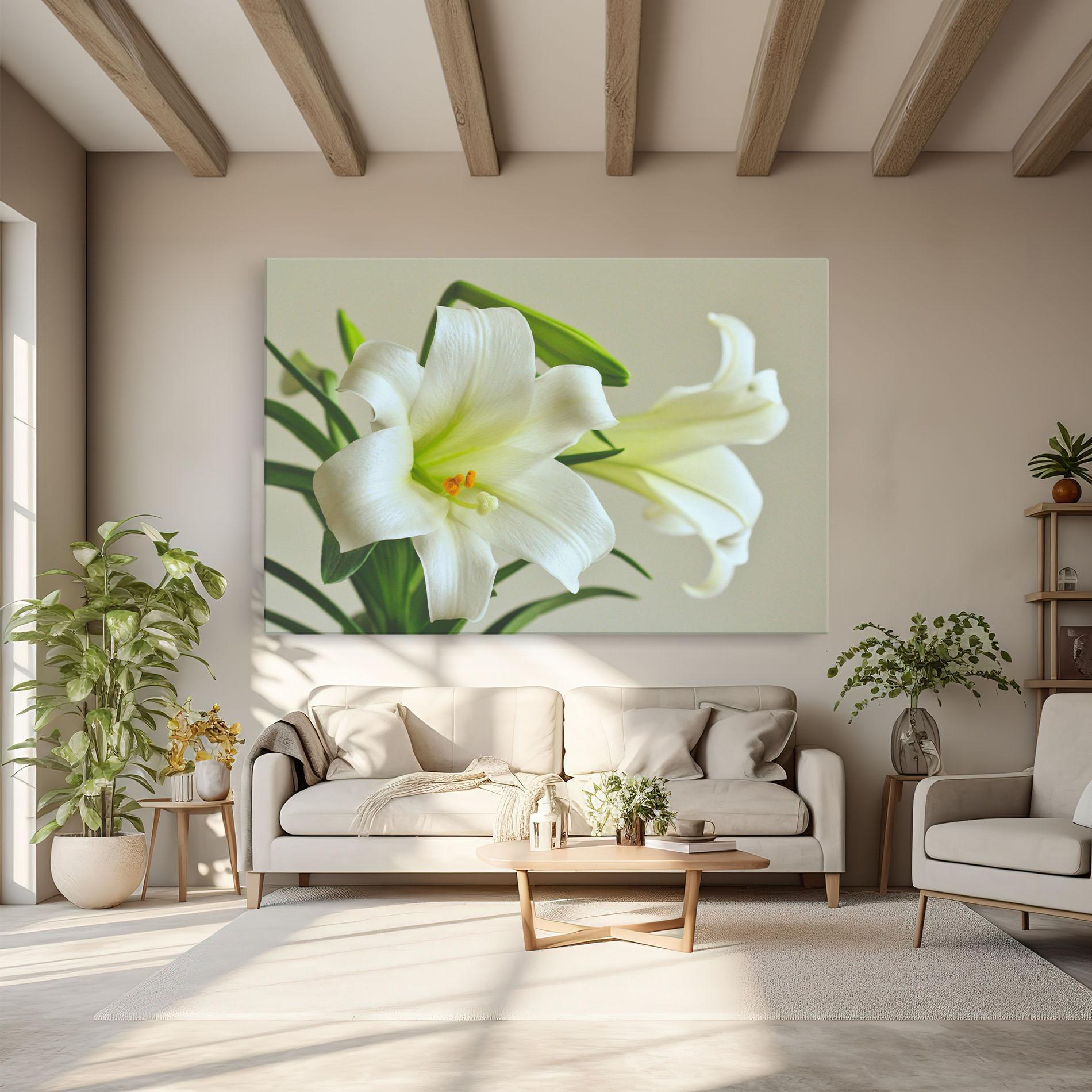 Leinwandbild Green Lily mockup 6