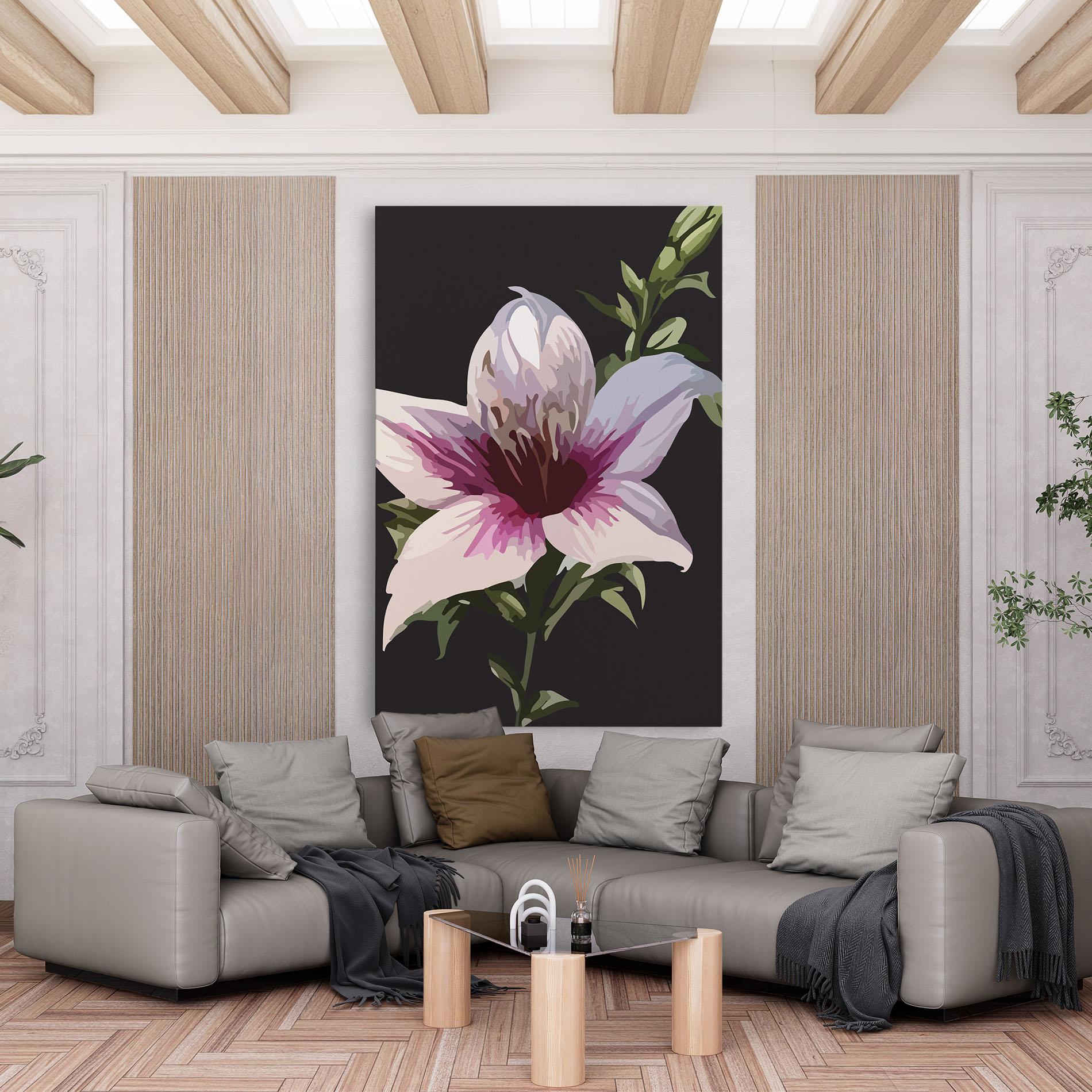 Leinwandbild Pink Pretty Lily mockup 6
