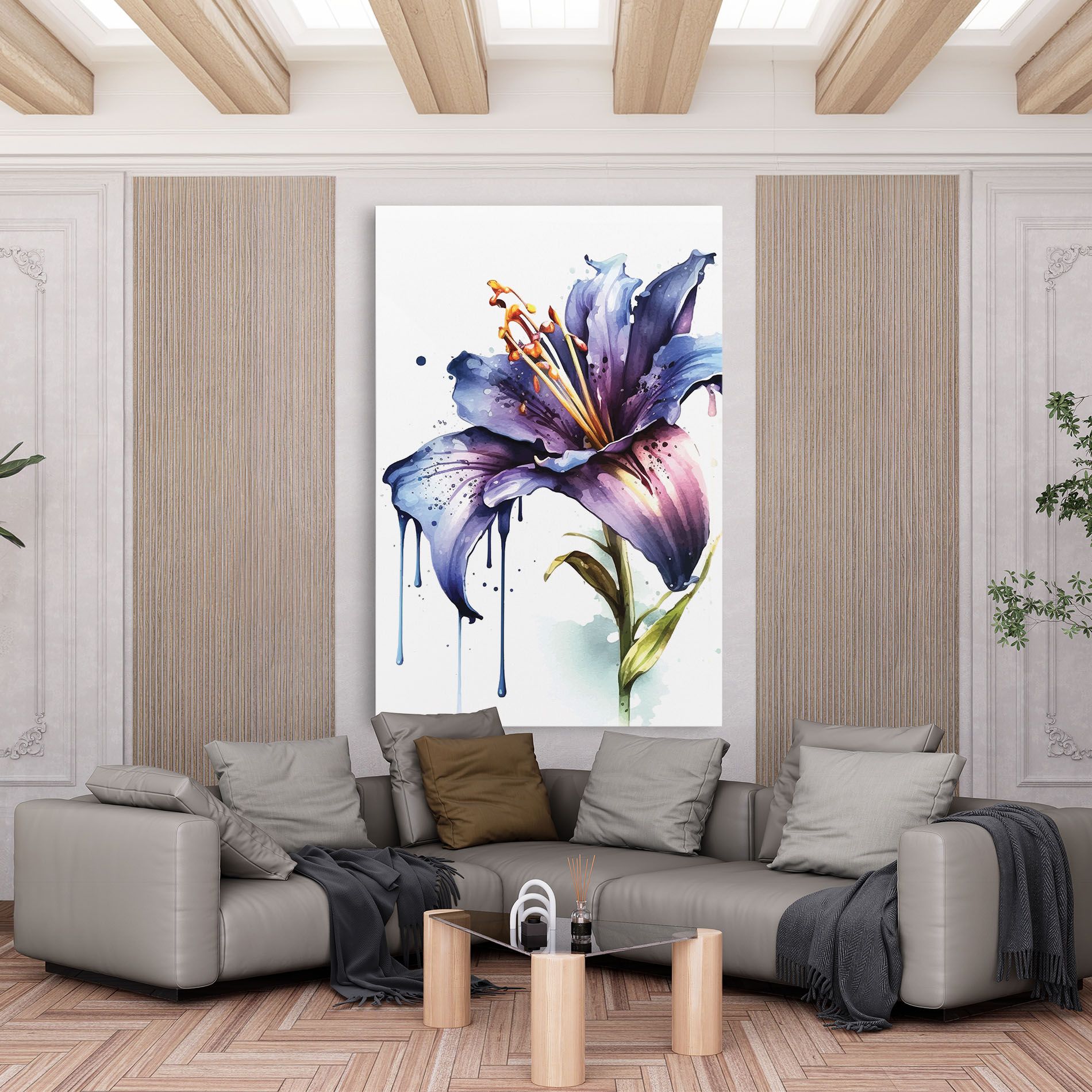 Purple Orange Lily mockup 6
