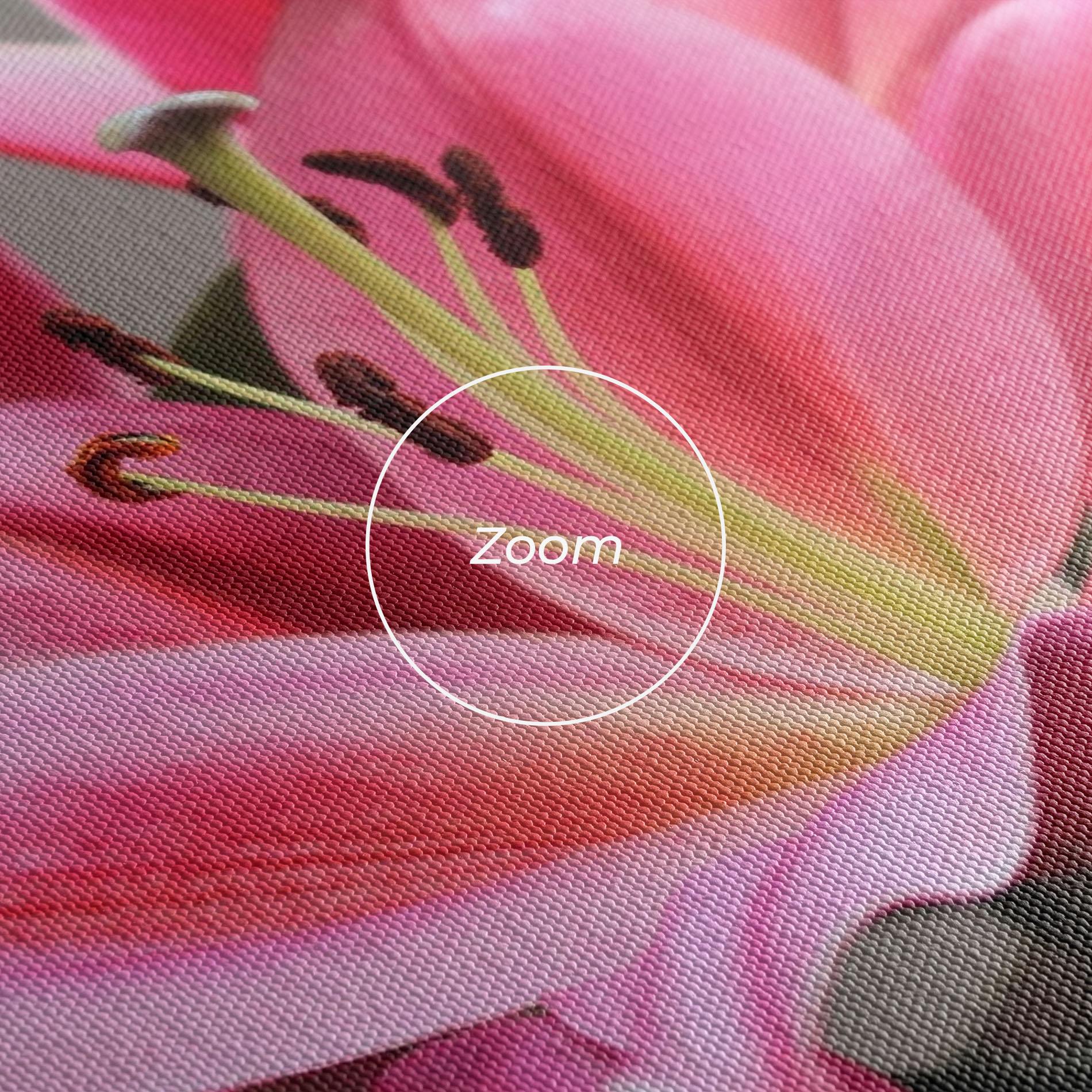 Leinwandbild Light Pink Lily View mockup 3