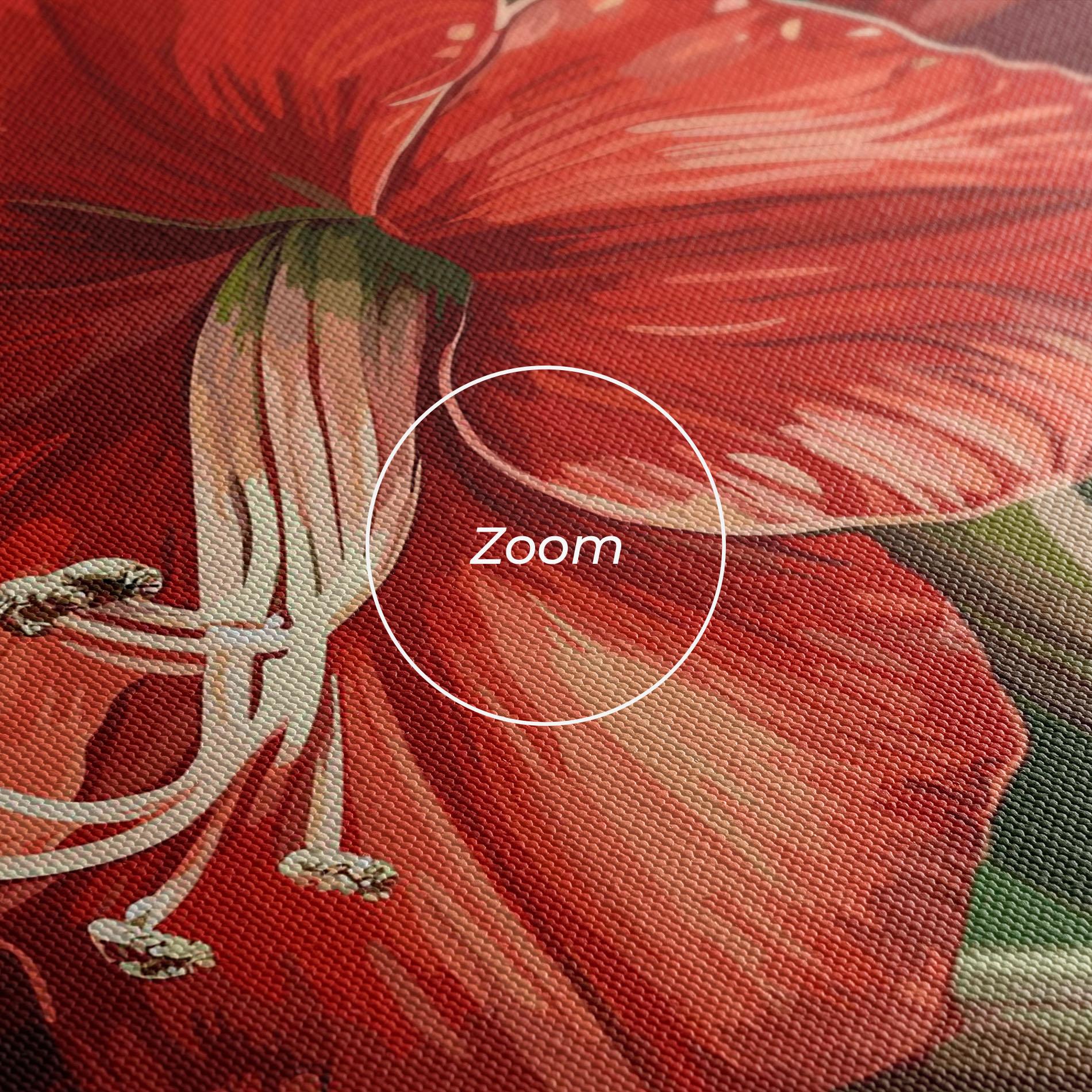 Leinwandbild Lily Orange Art mockup 3