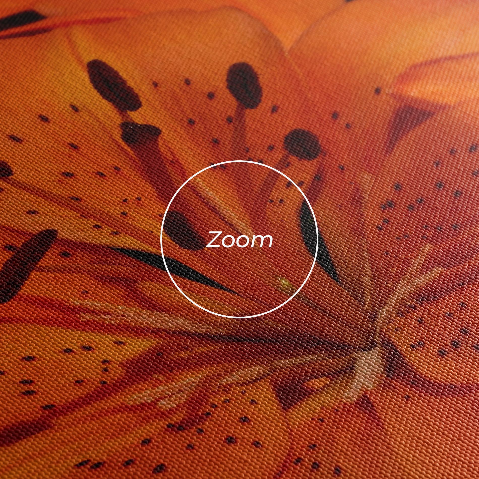 Orange Lily In The Sun mockup 3