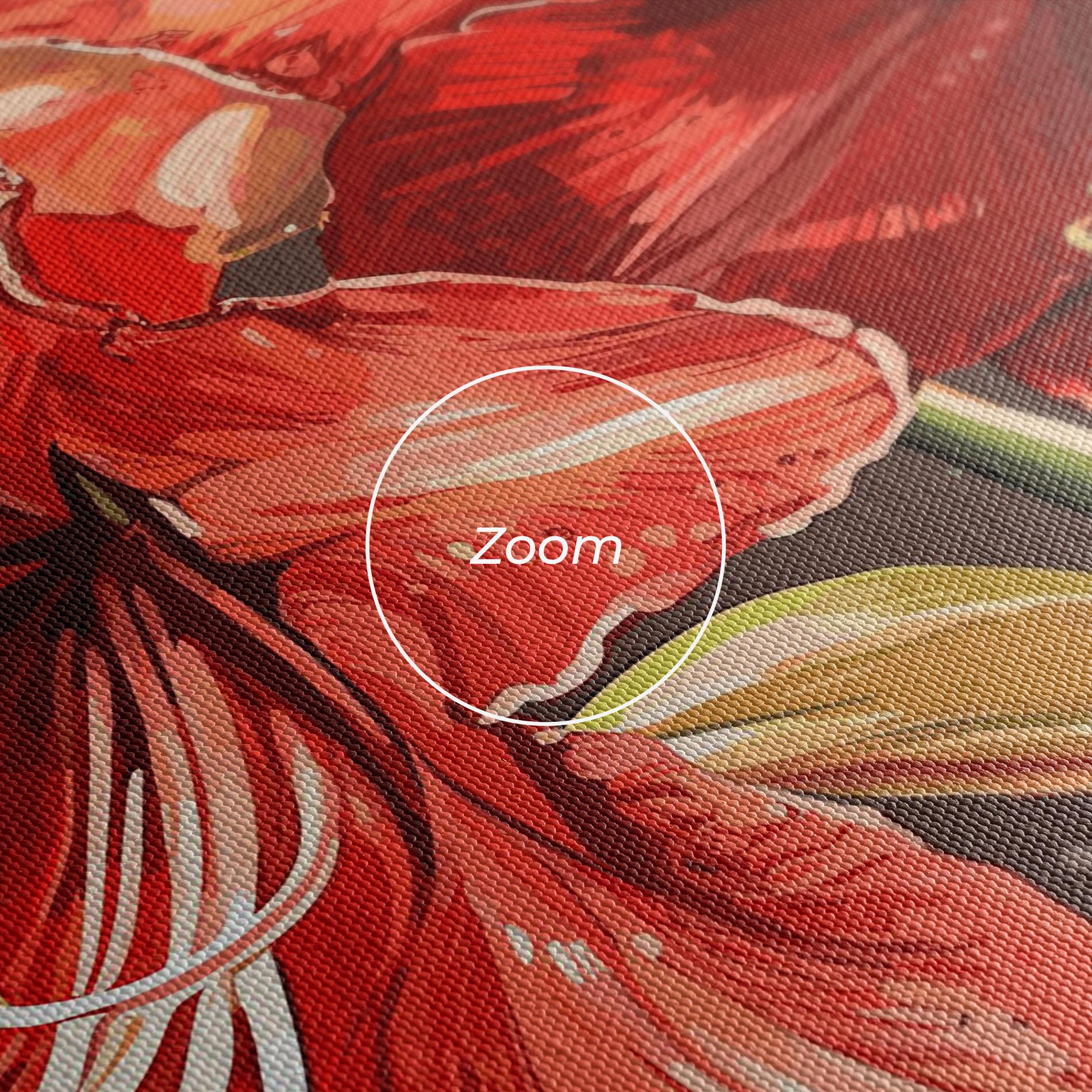 Leinwandbild Orange Pretty Lily mockup 3