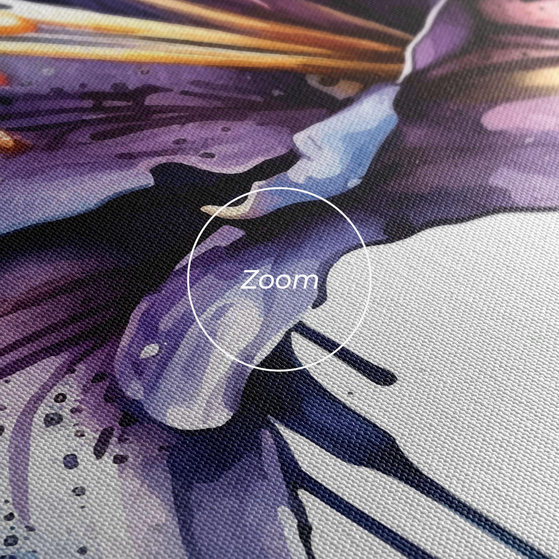 Leinwandbild Purple Orange Lily mockup 3