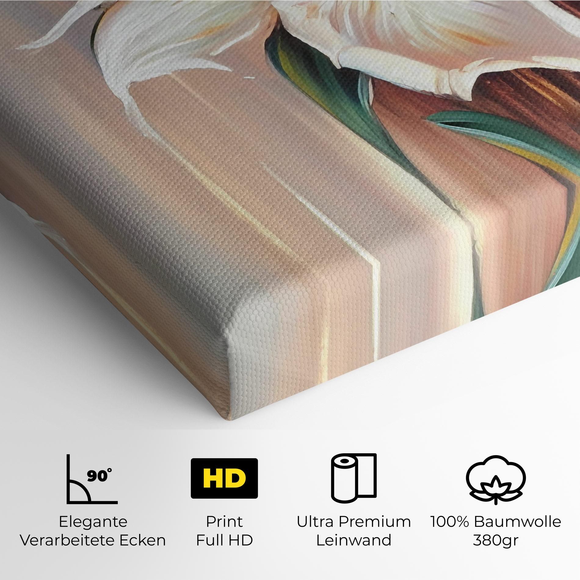 Abstract Lily Painting mockup 4