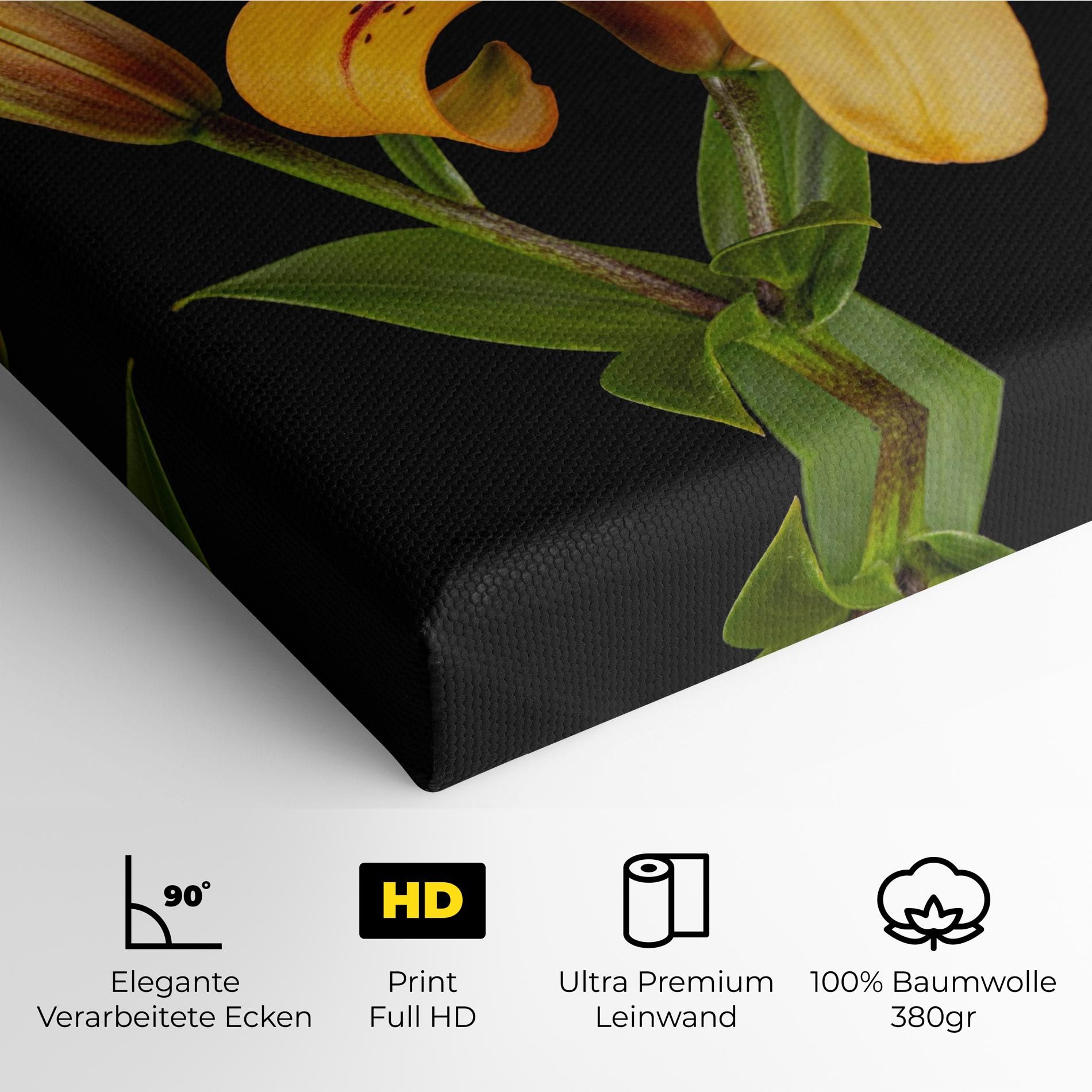 Beautiful Yellow Lily mockup 4