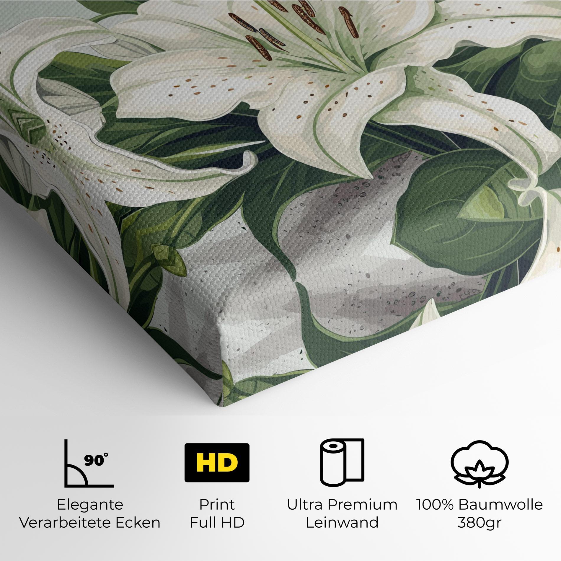Leinwandbild Light Lily Art mockup 4