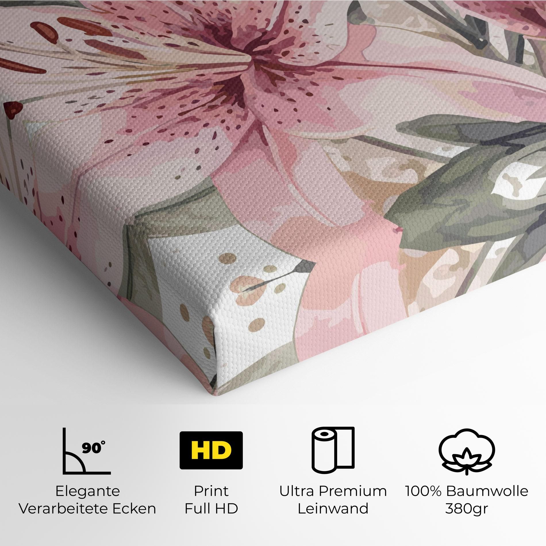 Light Pink Lily Art mockup 4