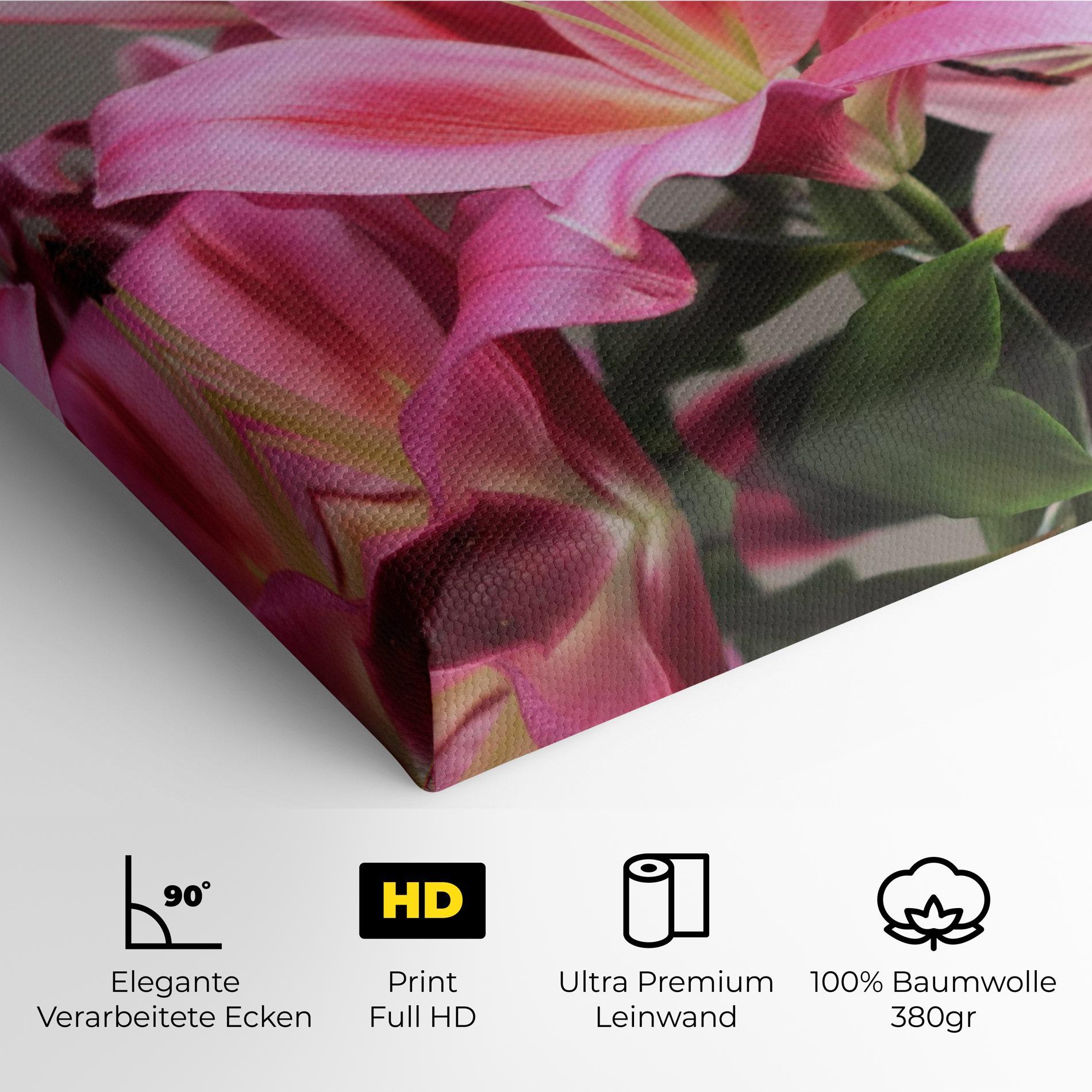 Leinwandbild Light Pink Lily View mockup 4