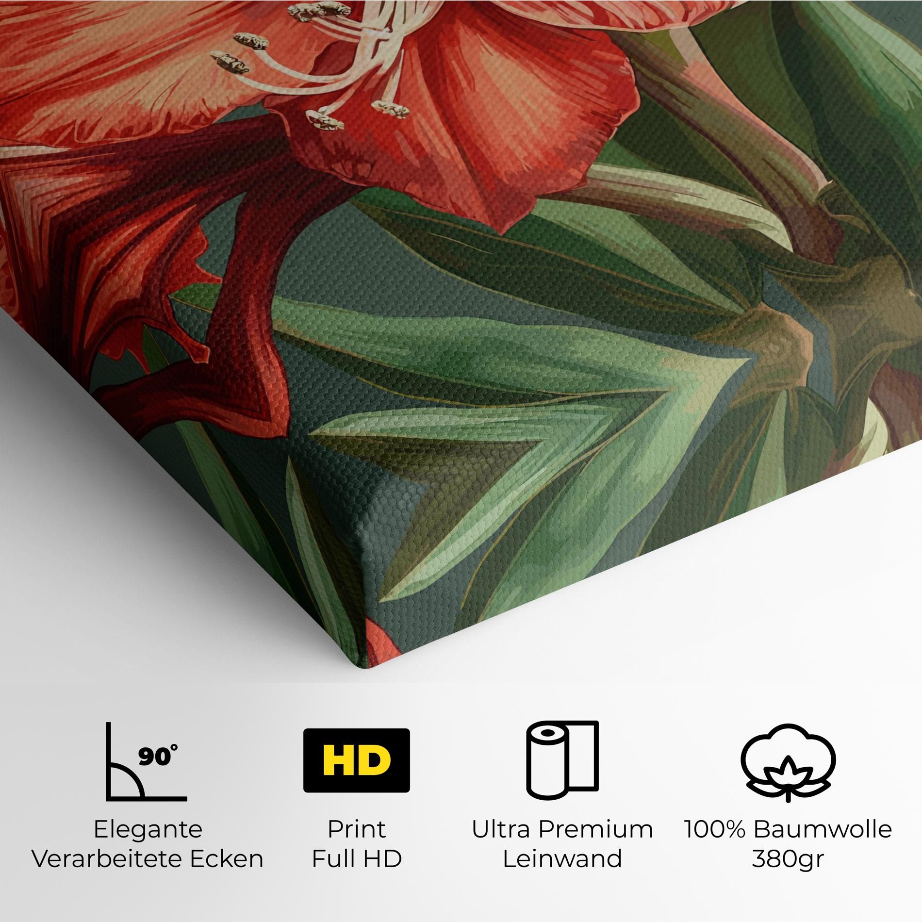 Lily Orange Art mockup 4