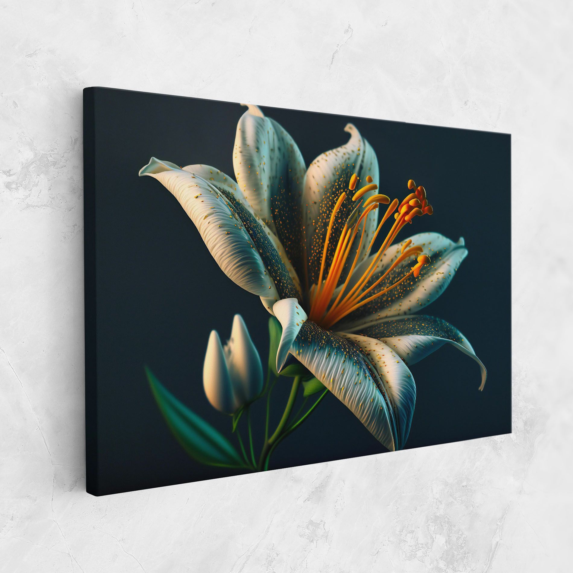 Blue Grey Lily mockup 1
