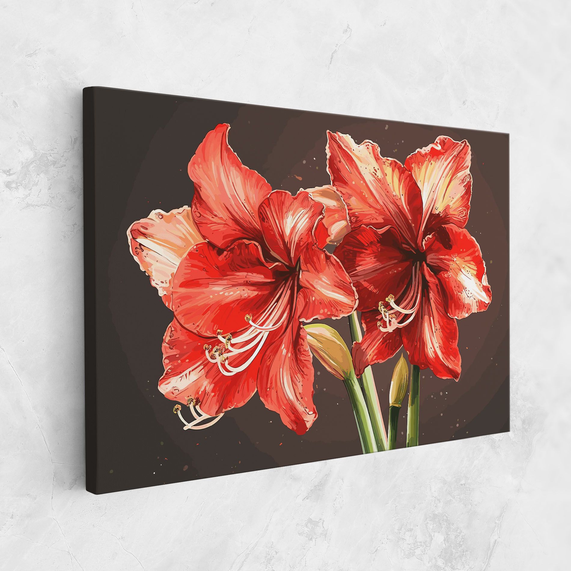 Orange Pretty Lily mockup 1