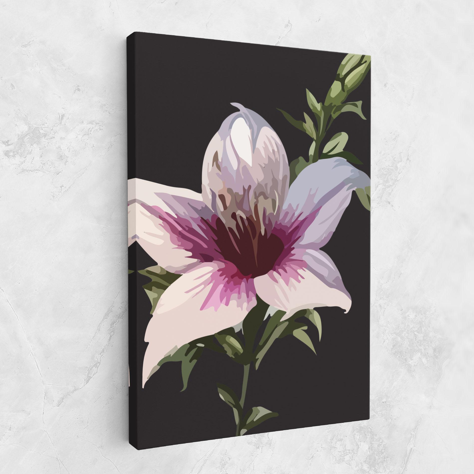 Leinwandbild Pink Pretty Lily mockup 1