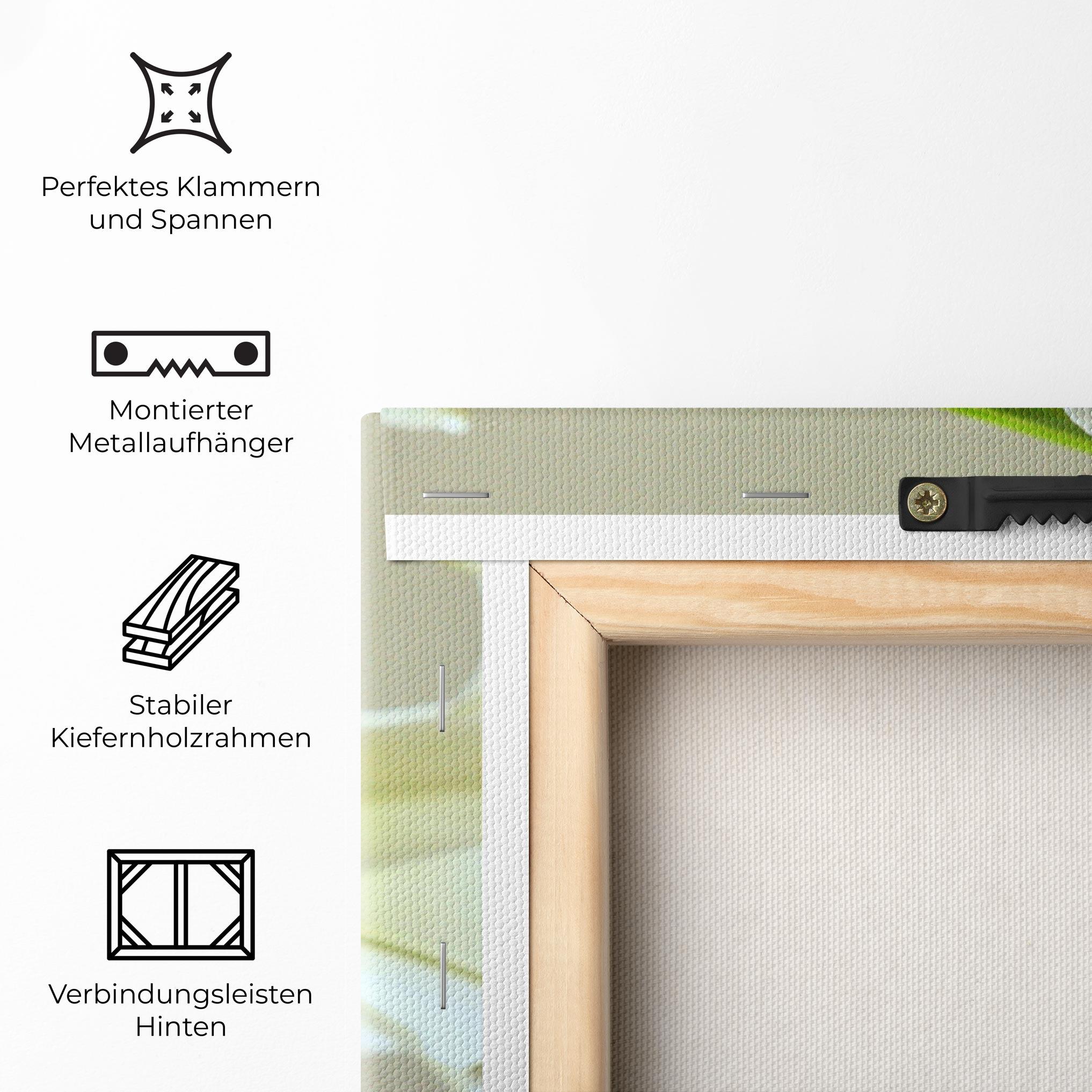 Leinwandbild Green Lily mockup 5